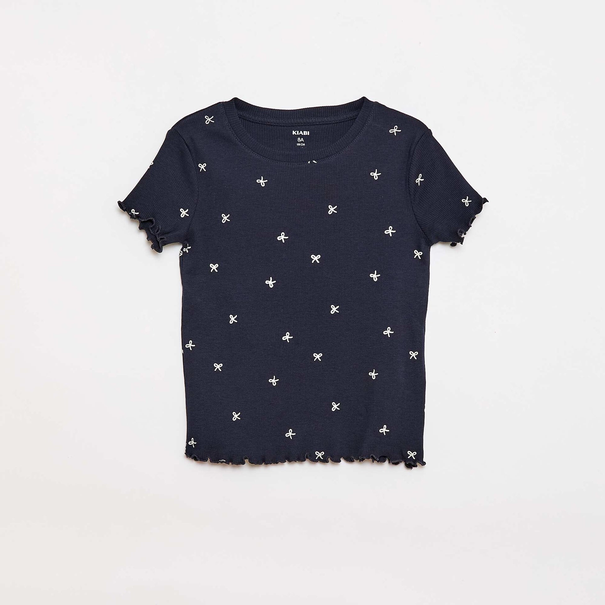 Lot de t-shirts côtelés - 2 pièces BLEU