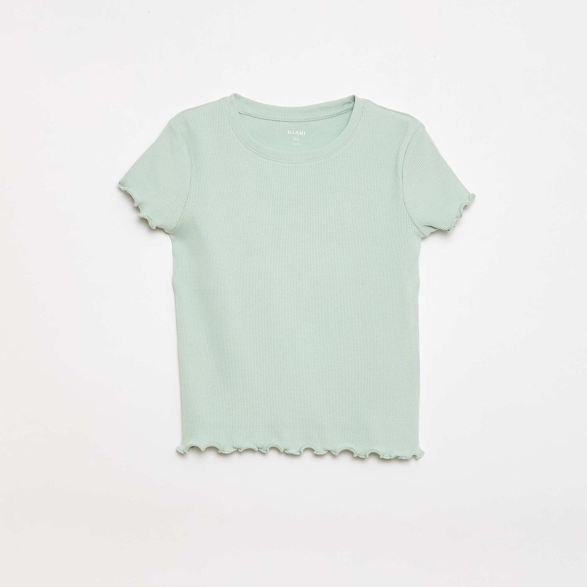 Lot de t-shirts côtelés - 2 pièces BLANC