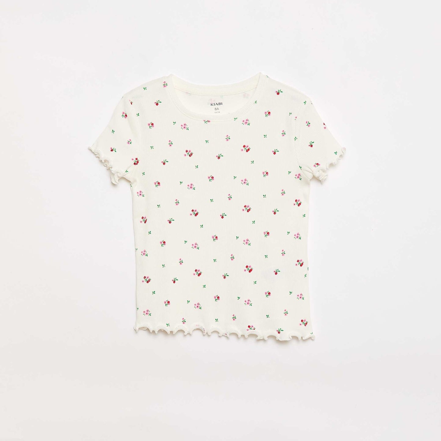 Lot de t-shirts côtelés - 2 pièces BLANC
