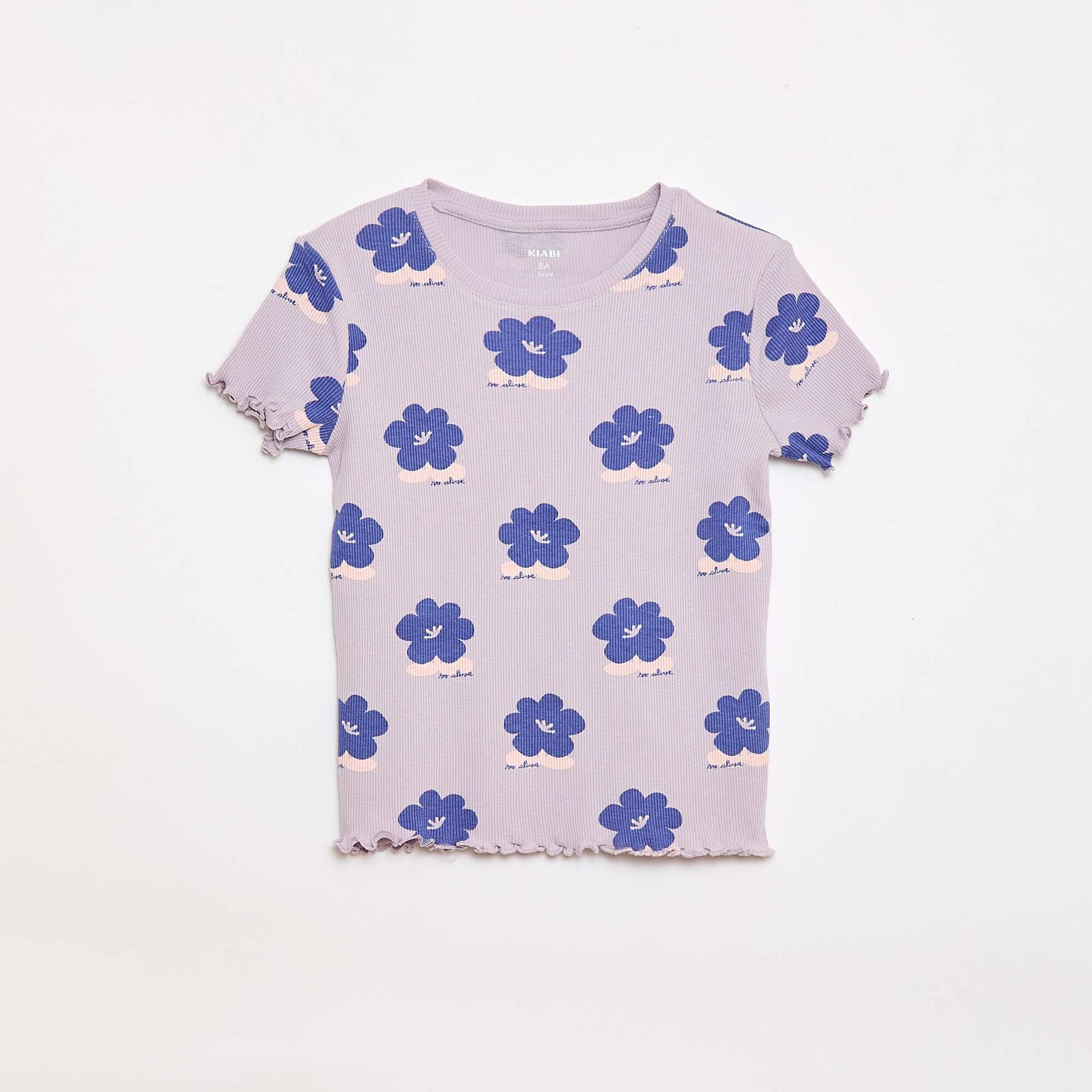 Lot de t-shirts côtelés - 2 pièces VIOLET