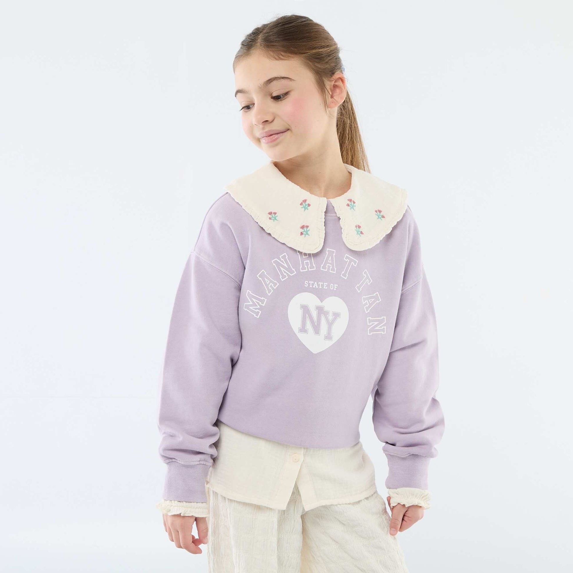 Sweat esprit campus VIOLET