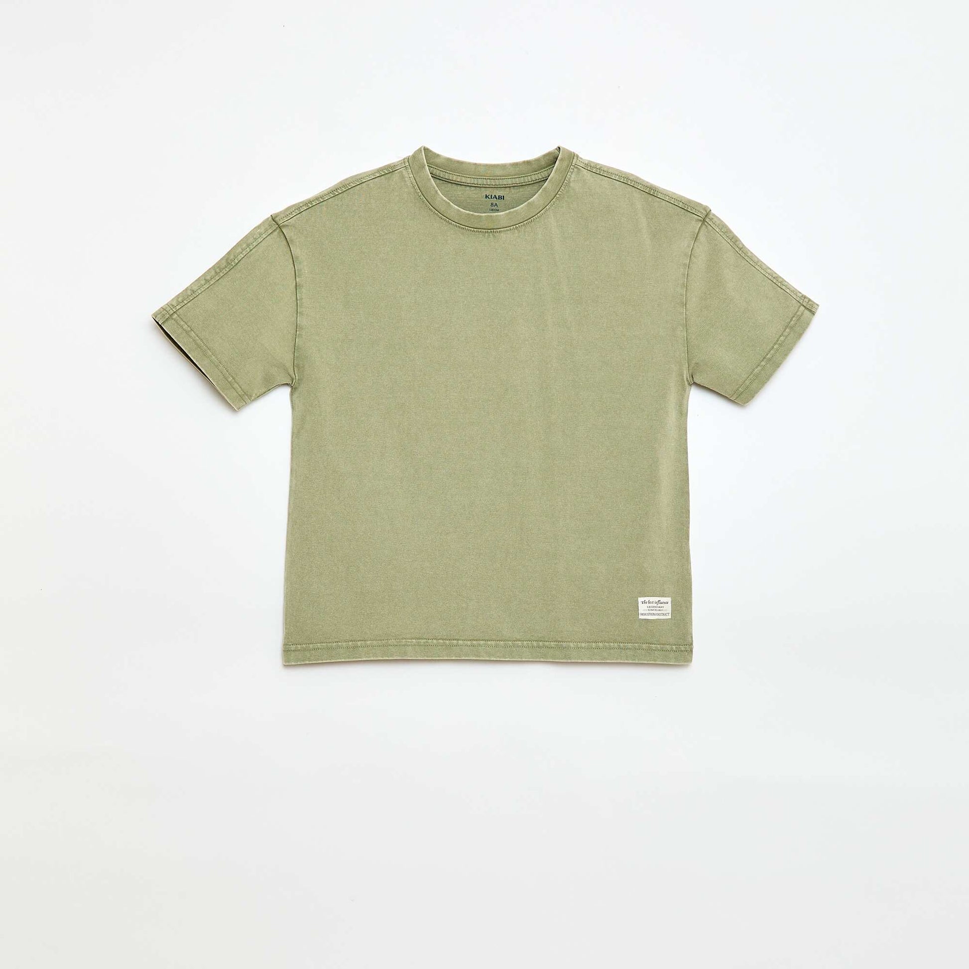 T-shirt oversize effet délavé KAKI