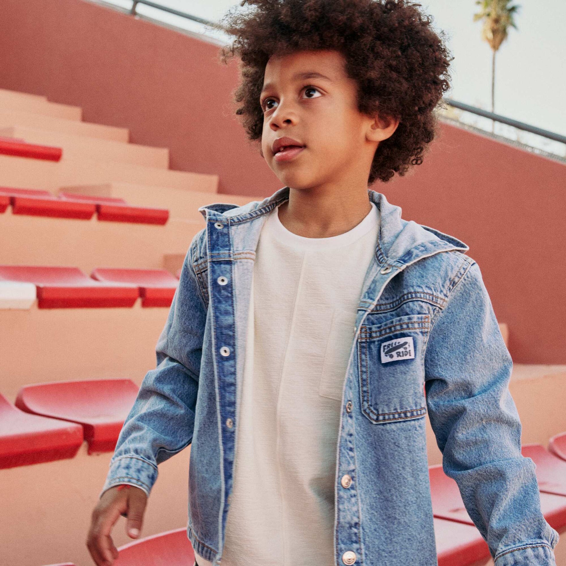 T-shirt oversize à manches courtes BLANC