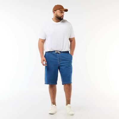 Bermuda en denim BLEU
