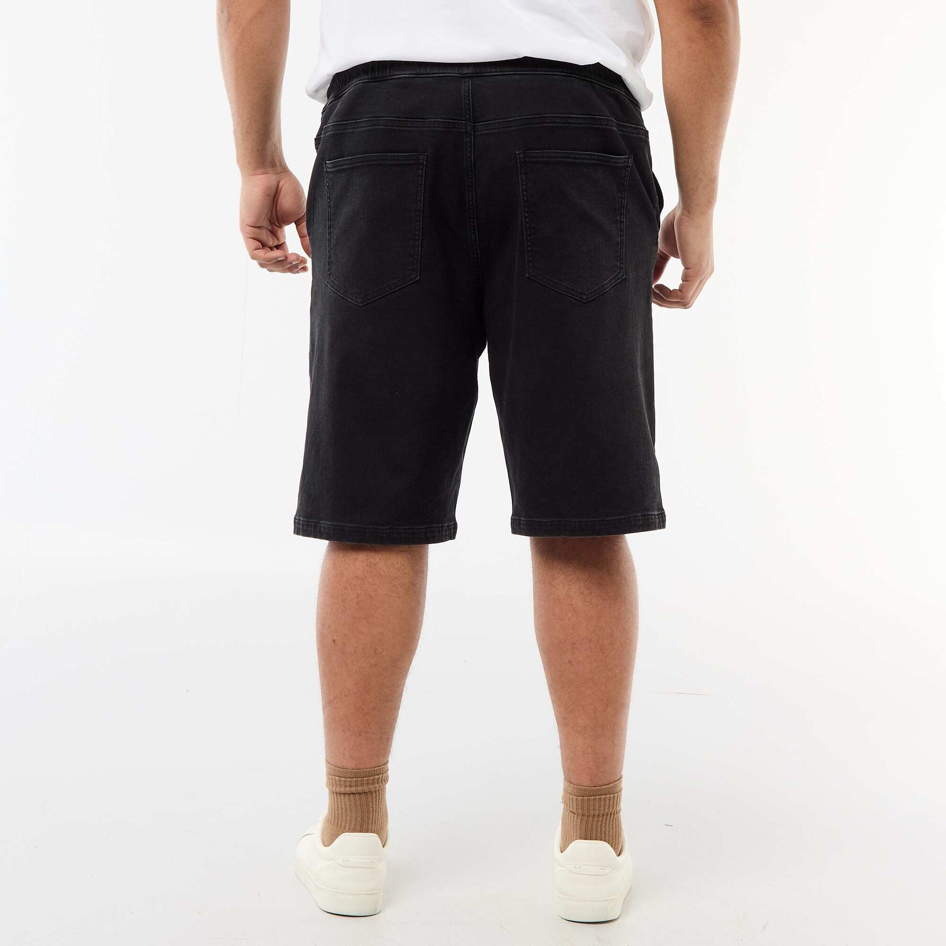 Bermuda en denim NOIR