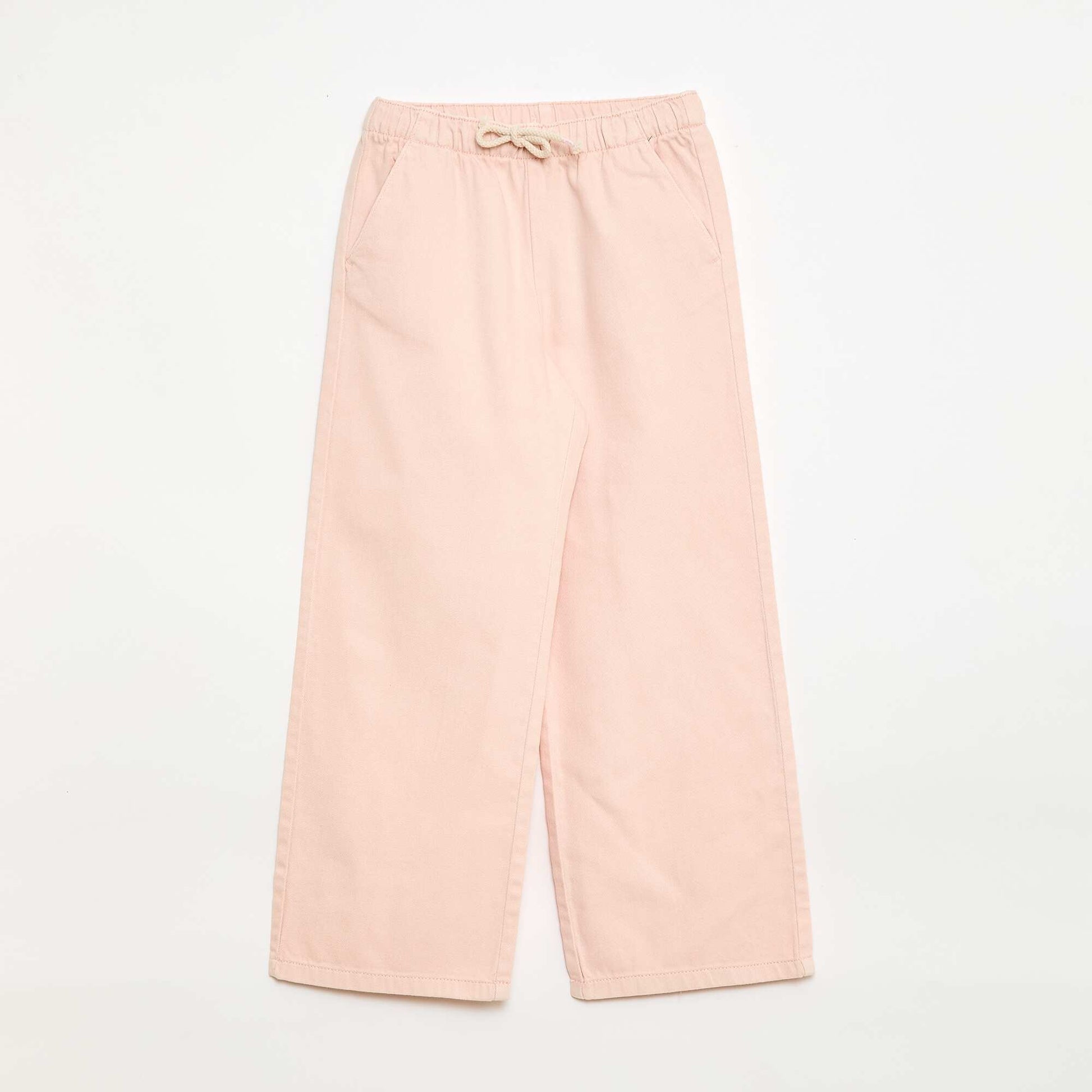 Pantalon en twill avec cordons de serrage ROSE