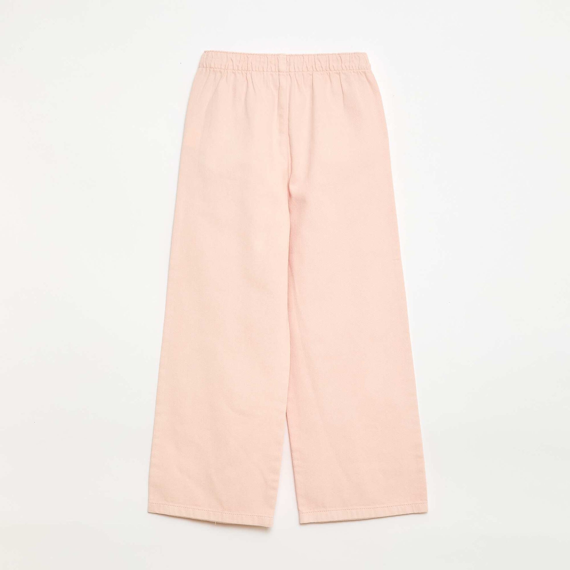 Pantalon en twill avec cordons de serrage ROSE