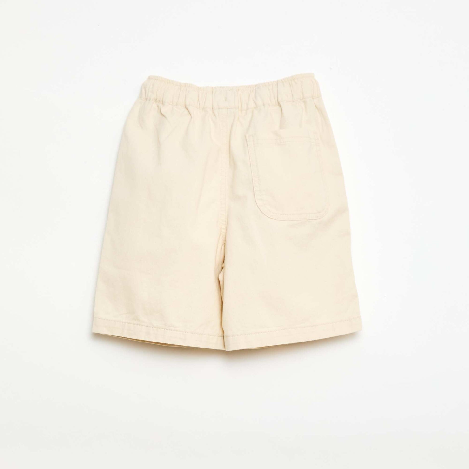 Bermuda en sergé BEIGE
