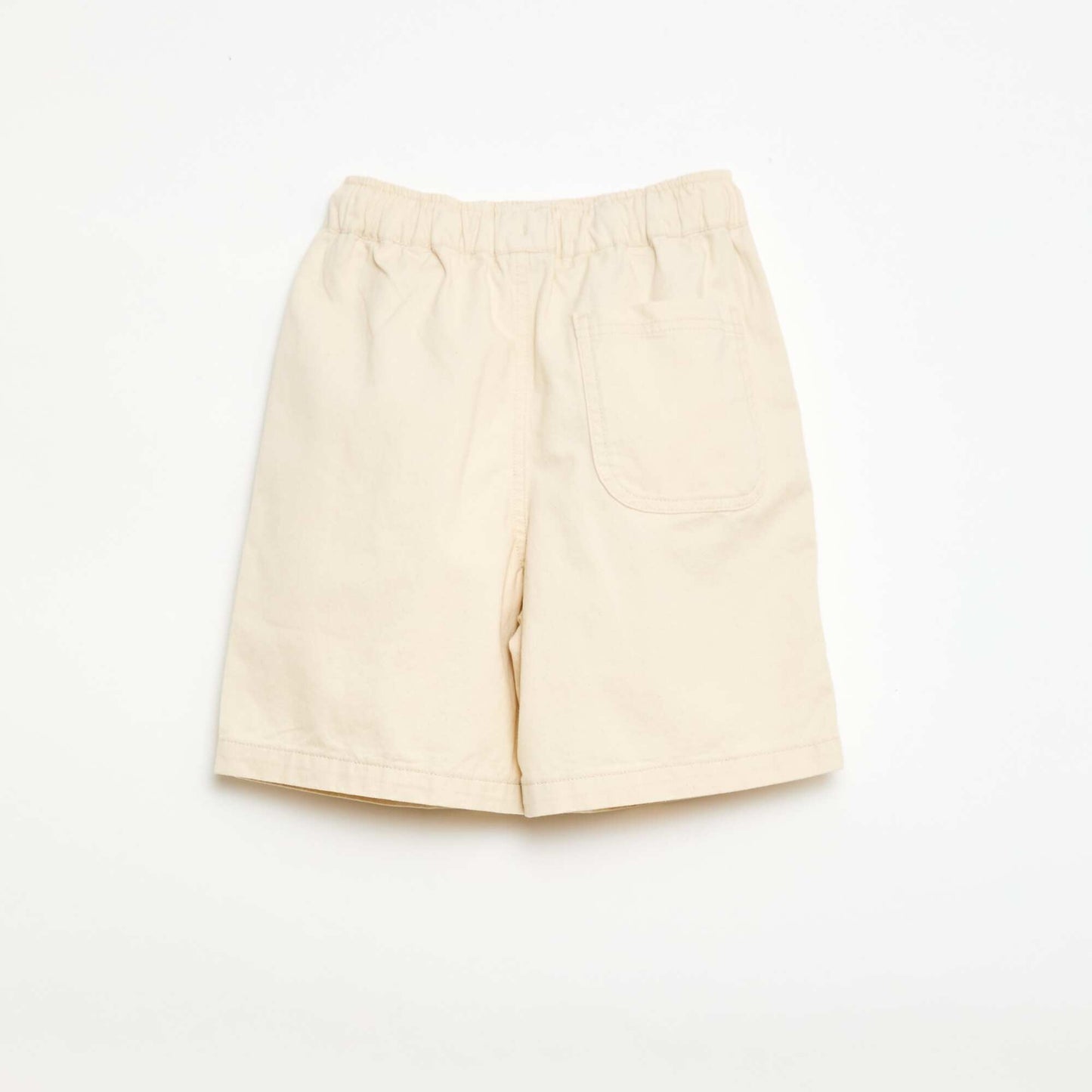 Bermuda en sergé BEIGE