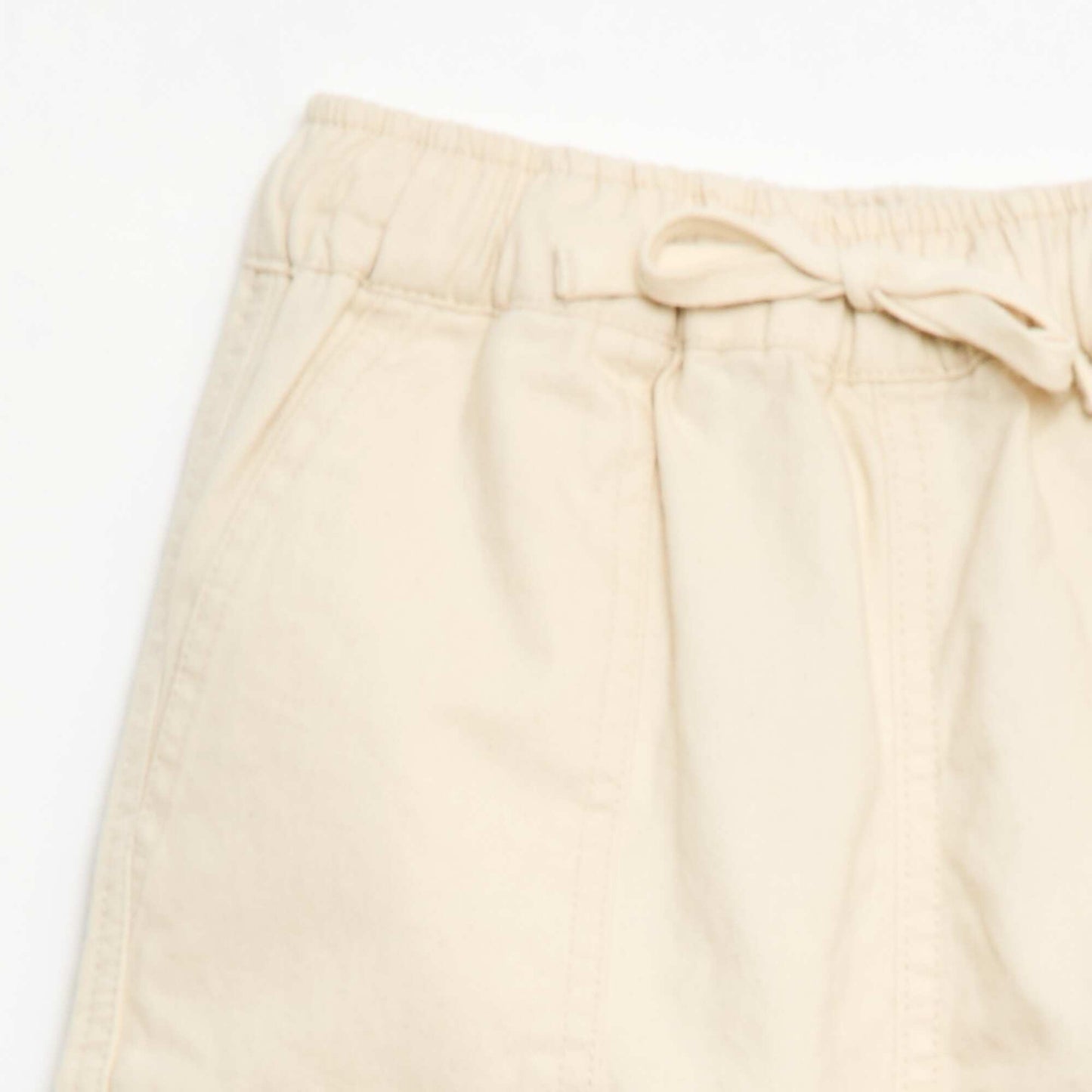 Bermuda en sergé BEIGE