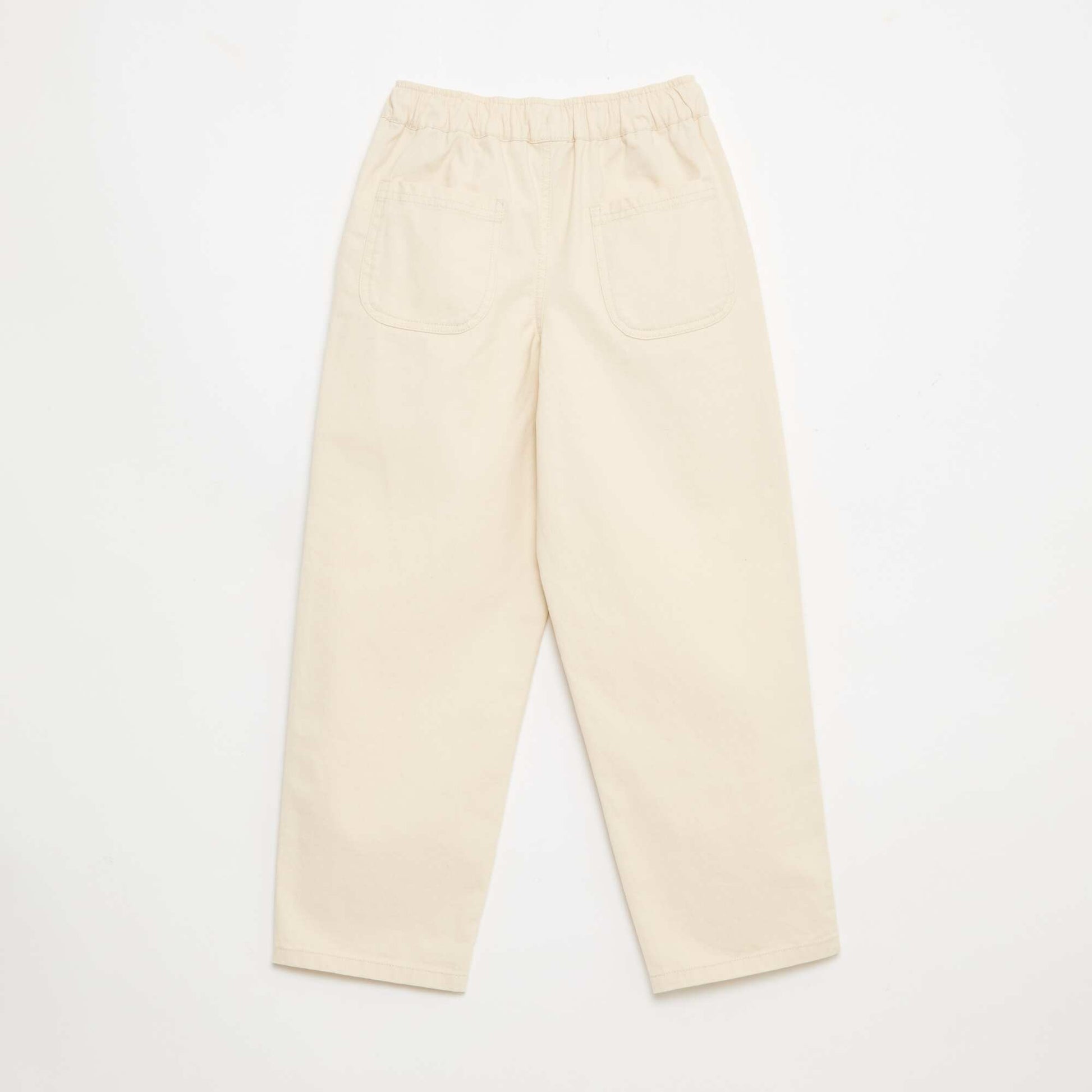 Jogpant avec poches plaquées latérales BEIGE
