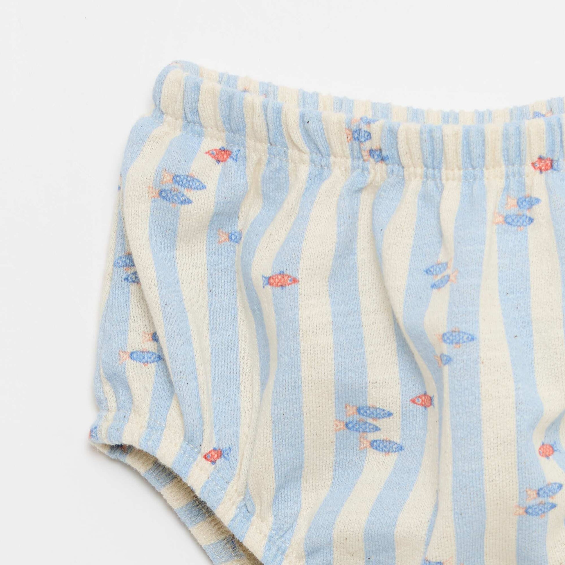 Ensemble 2 pièces - body + short BLEU