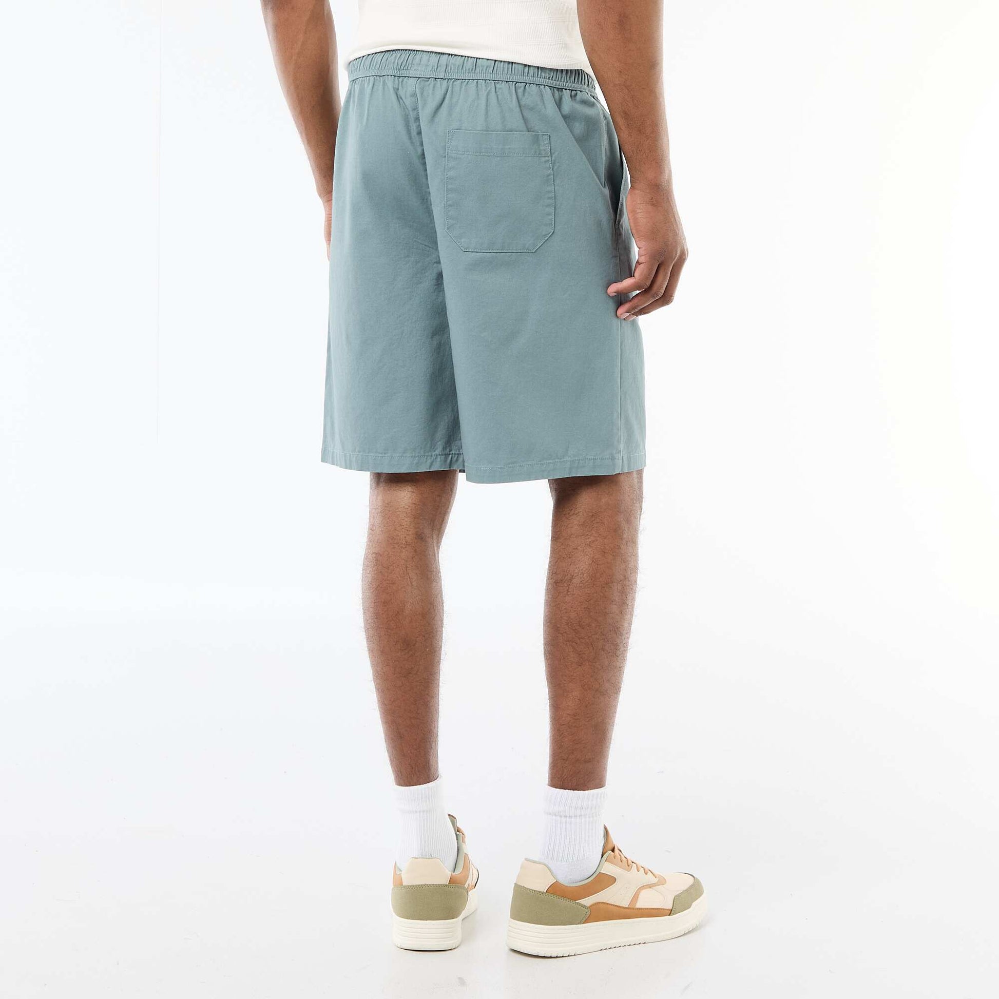 Short chino uni BLEU