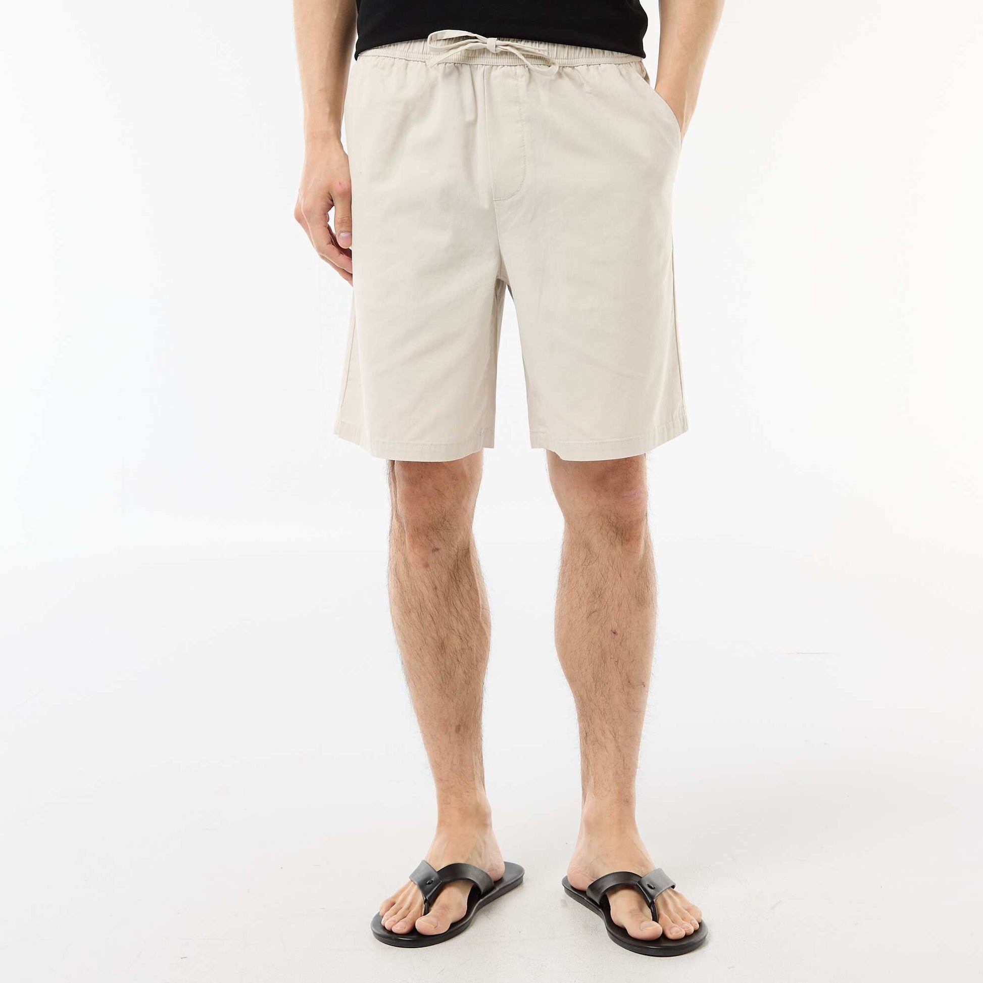 Short chino uni GRIS
