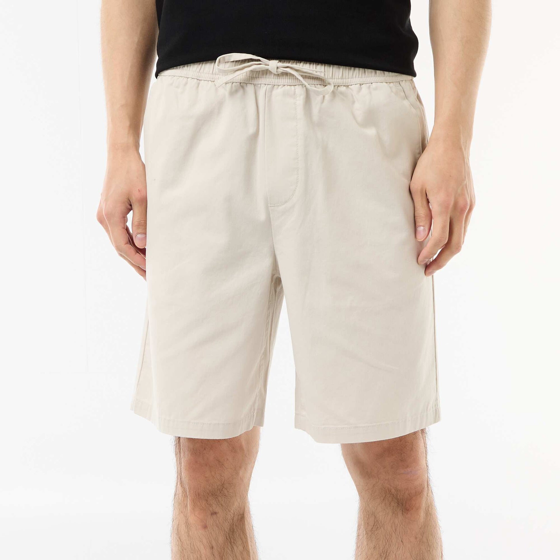 Short chino uni GRIS