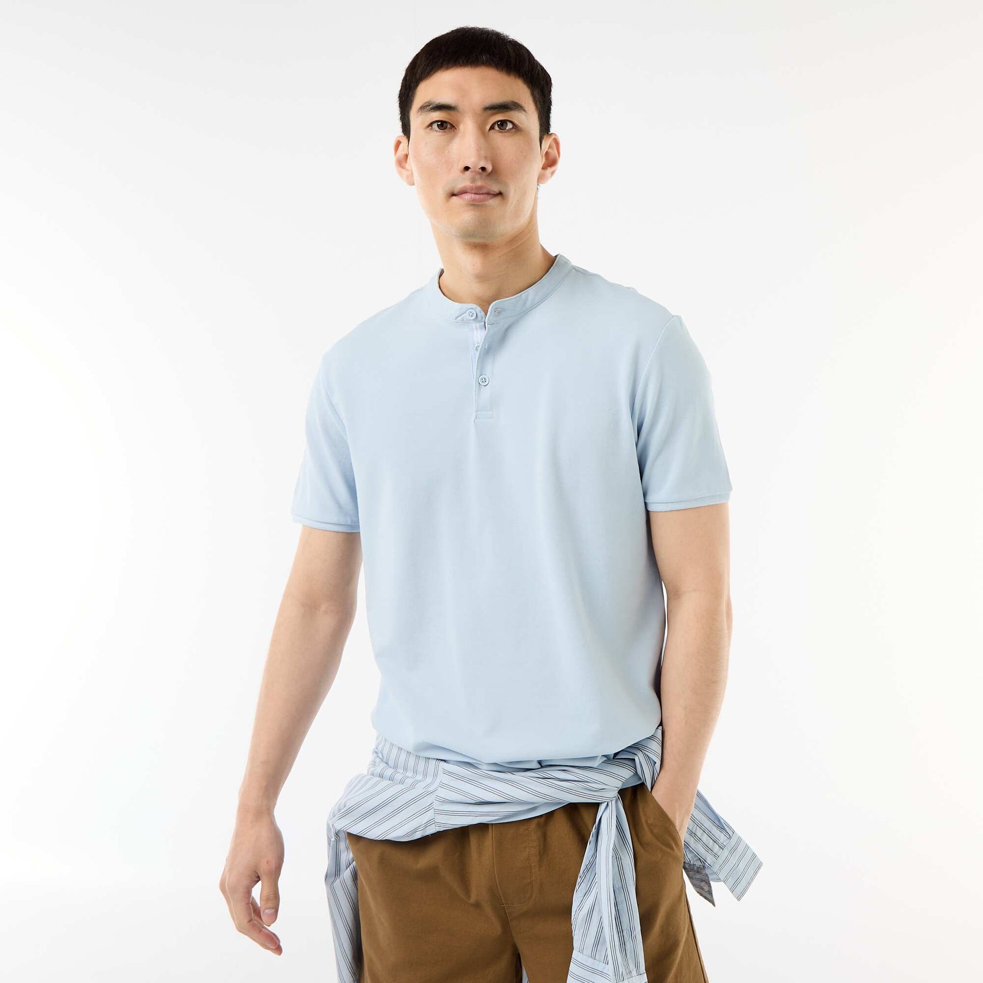 Polo col mao BLEU