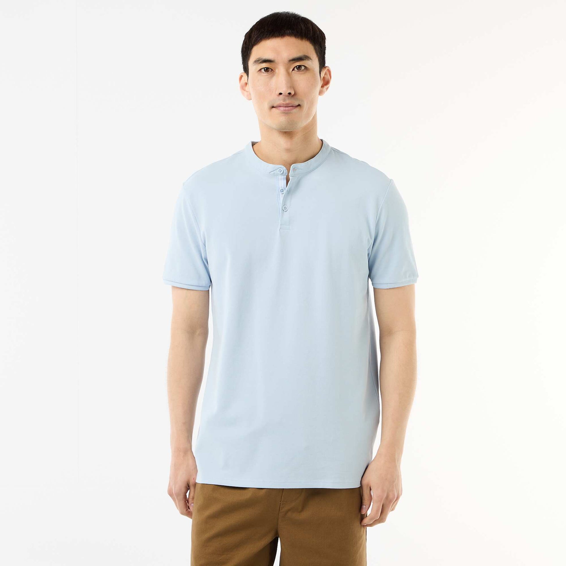 Polo col mao BLEU