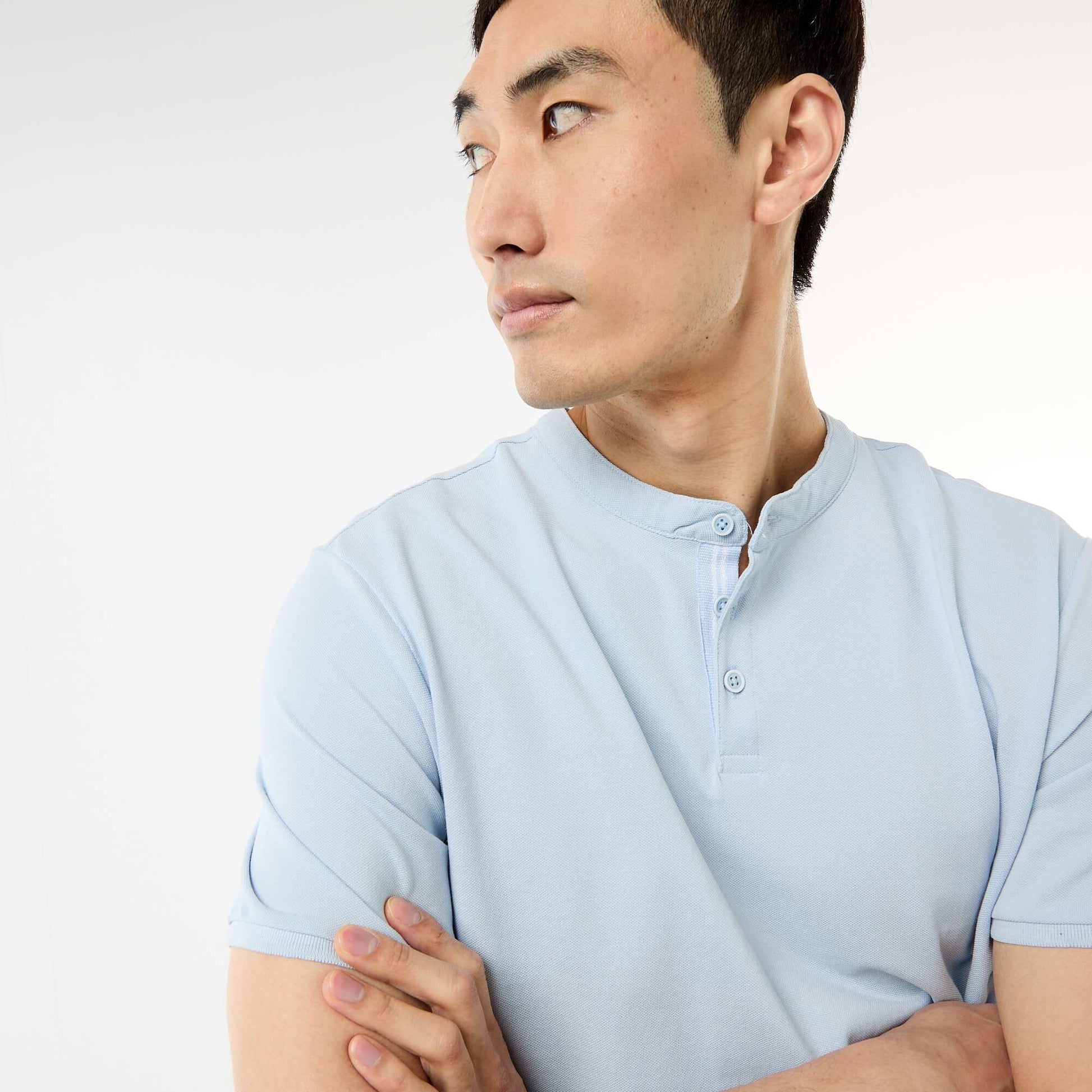 Polo col mao BLEU