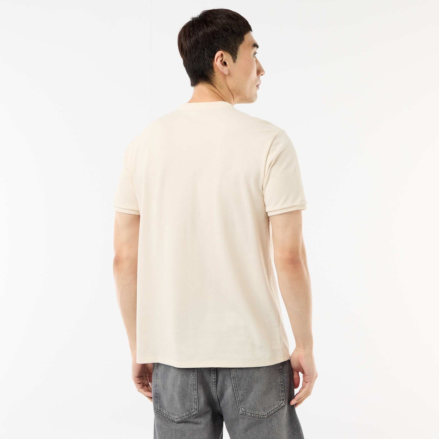 Polo col mao BLANC