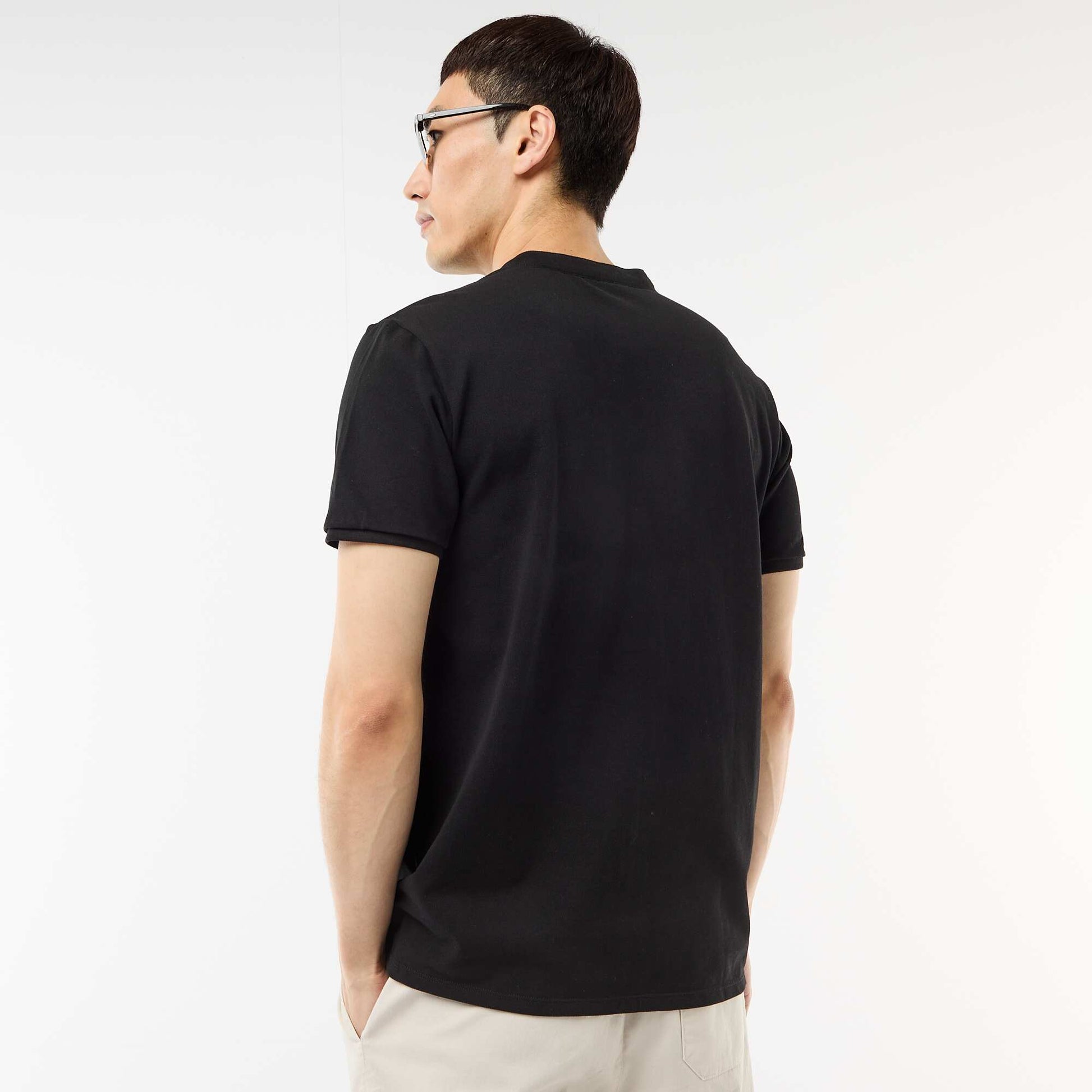 Polo col mao NOIR