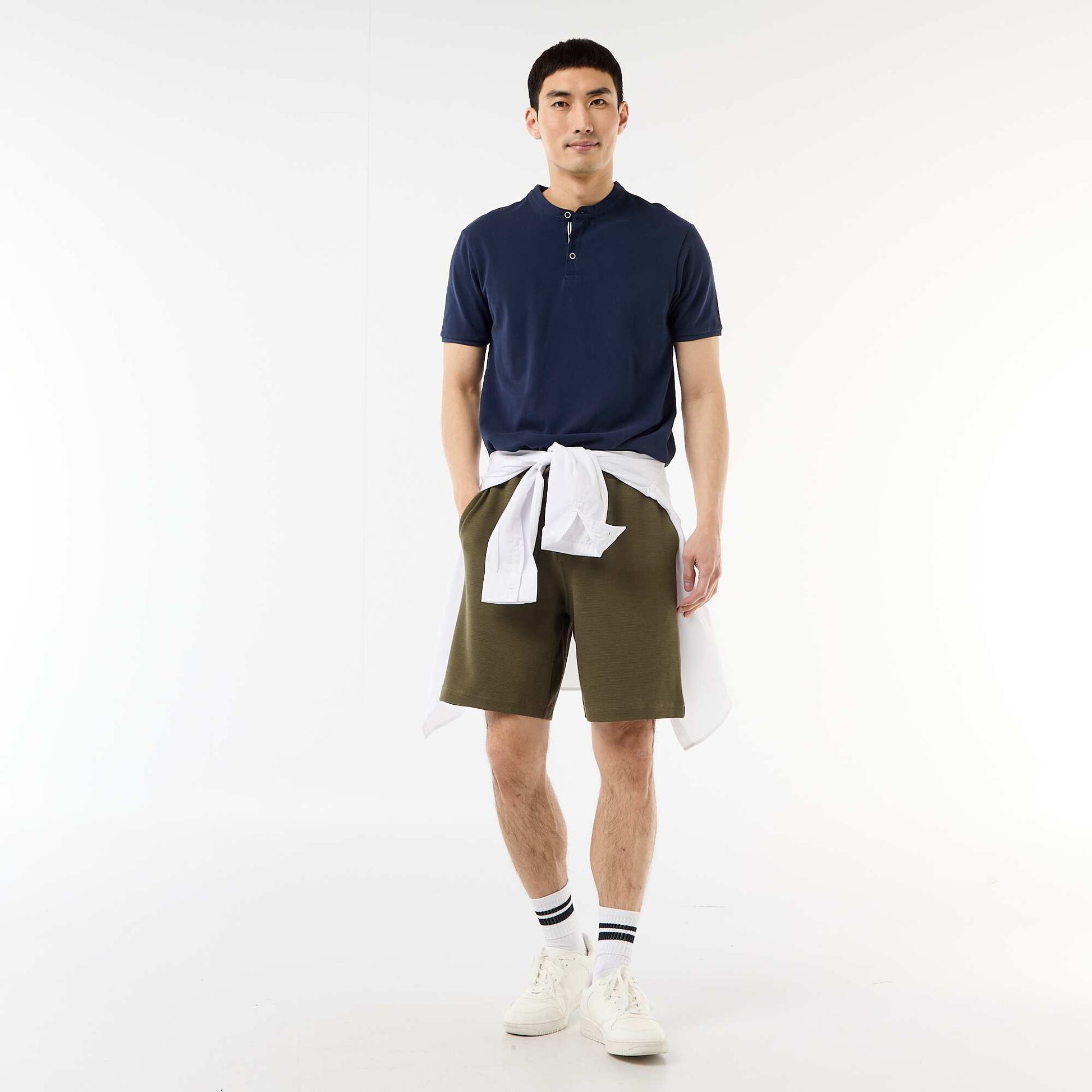 Polo col mao NOIR