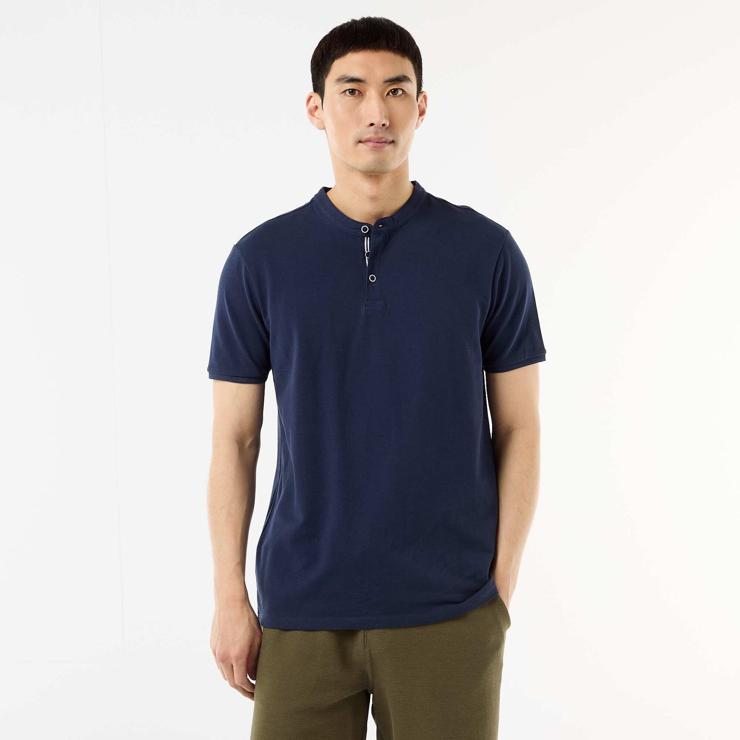 Polo col mao NOIR