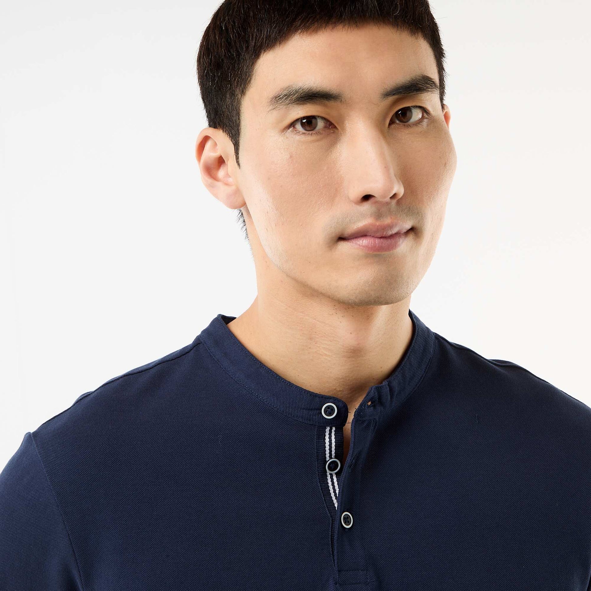 Polo col mao NOIR