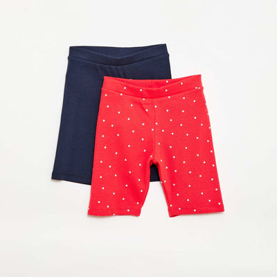 Lot de 2 shorts cyclistes MARINE