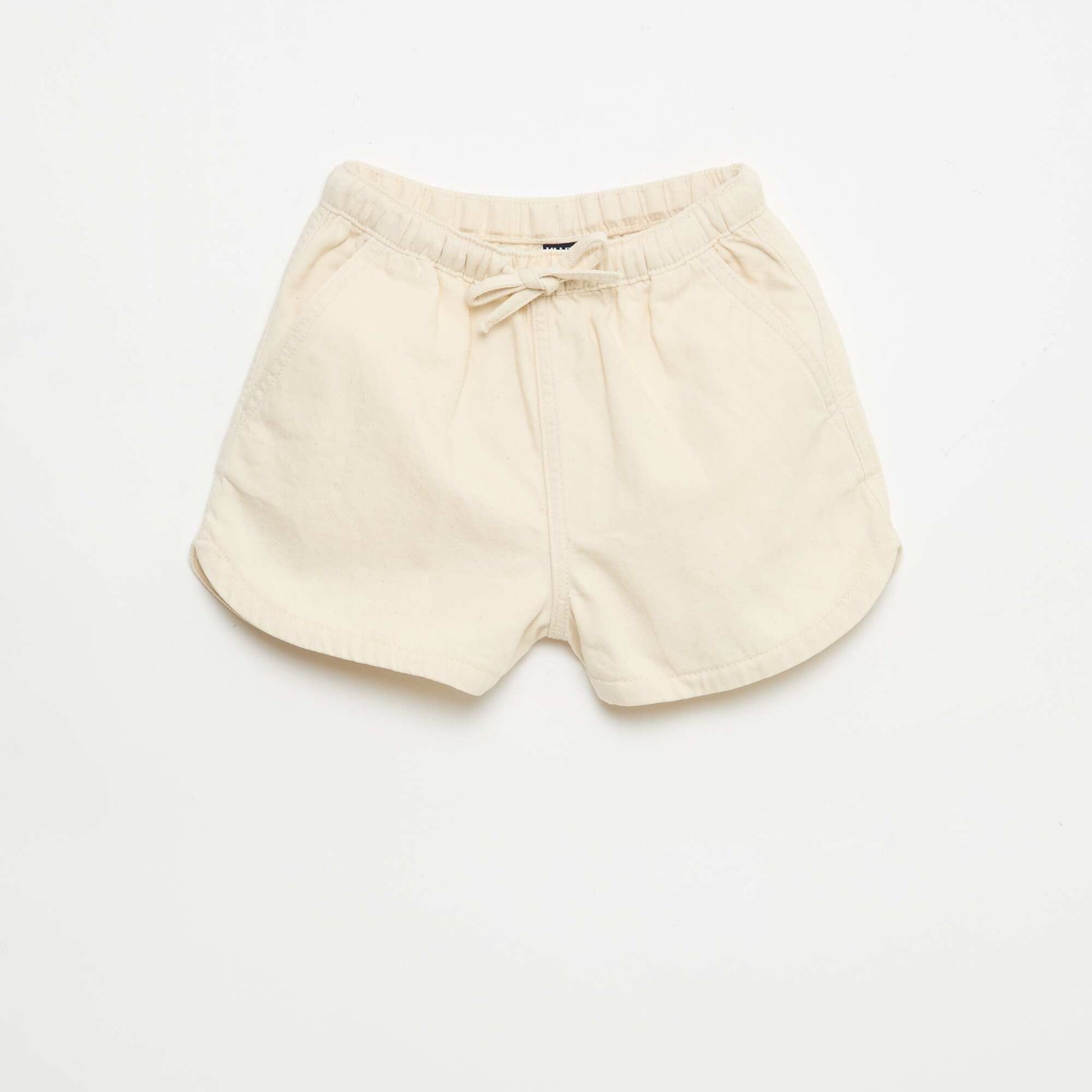 Short en denim léger BLANC