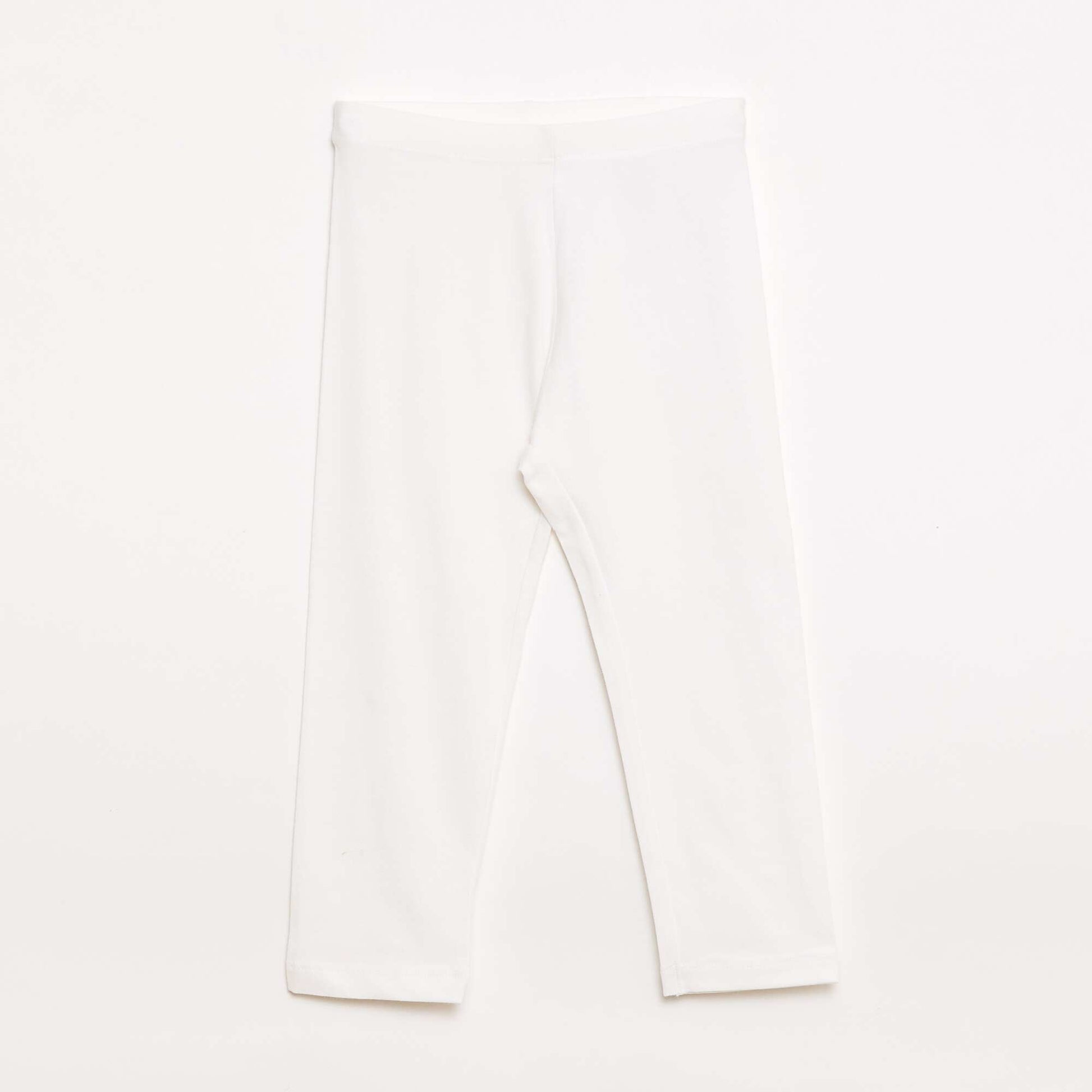 Lot de 2 leggings court BLANC