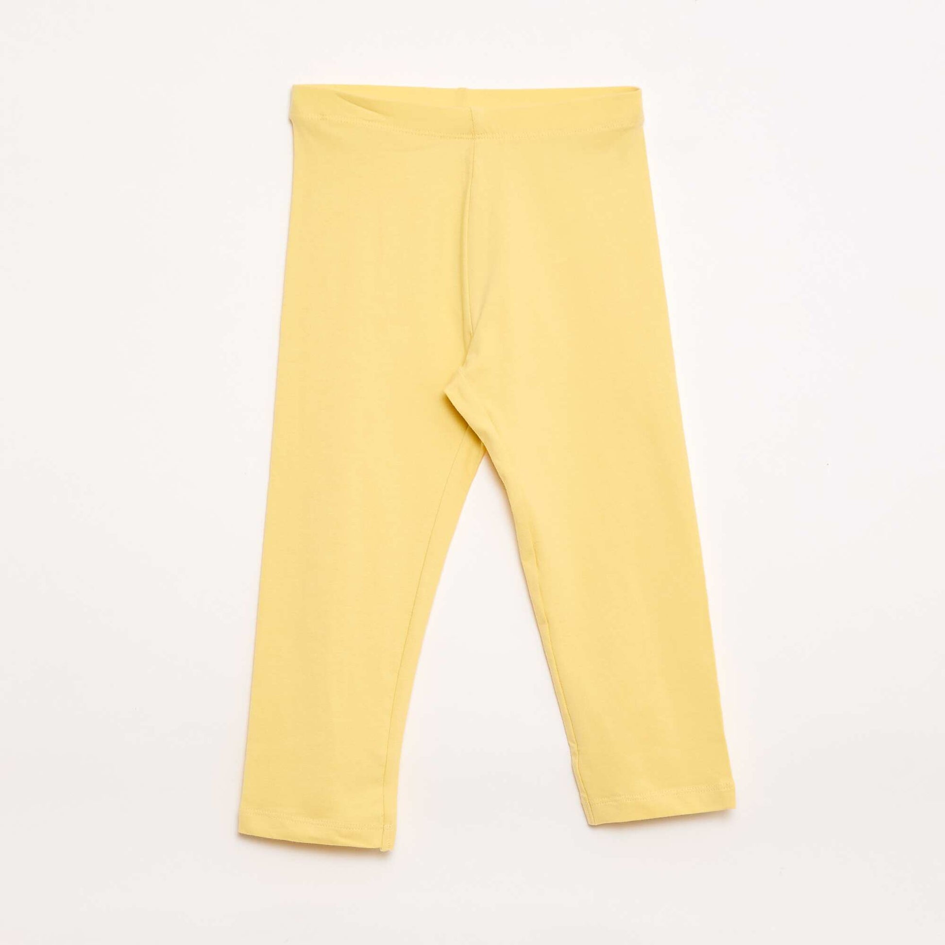 Lot de 2 leggings court JAUNE