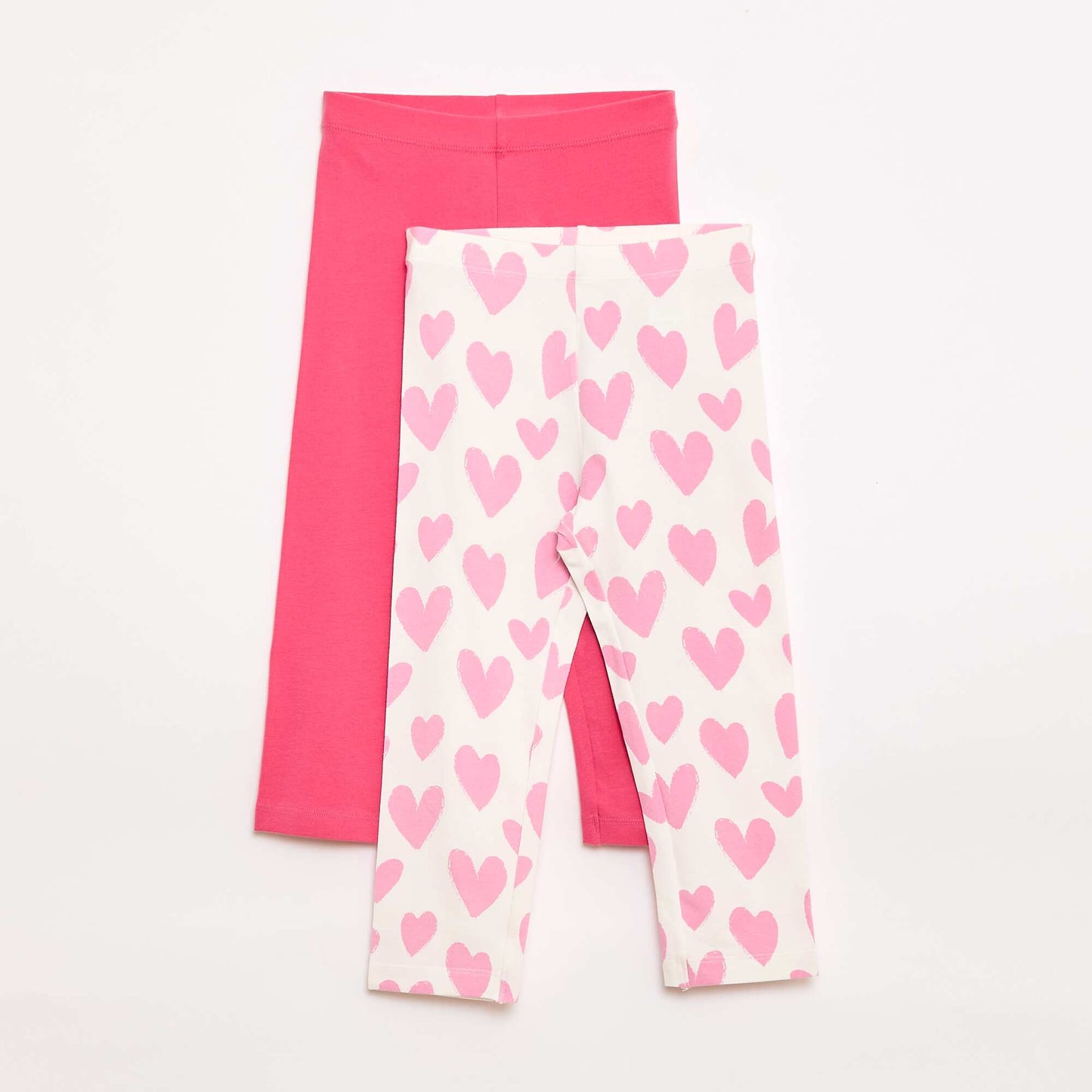 Lot de 2 leggings court ROSE