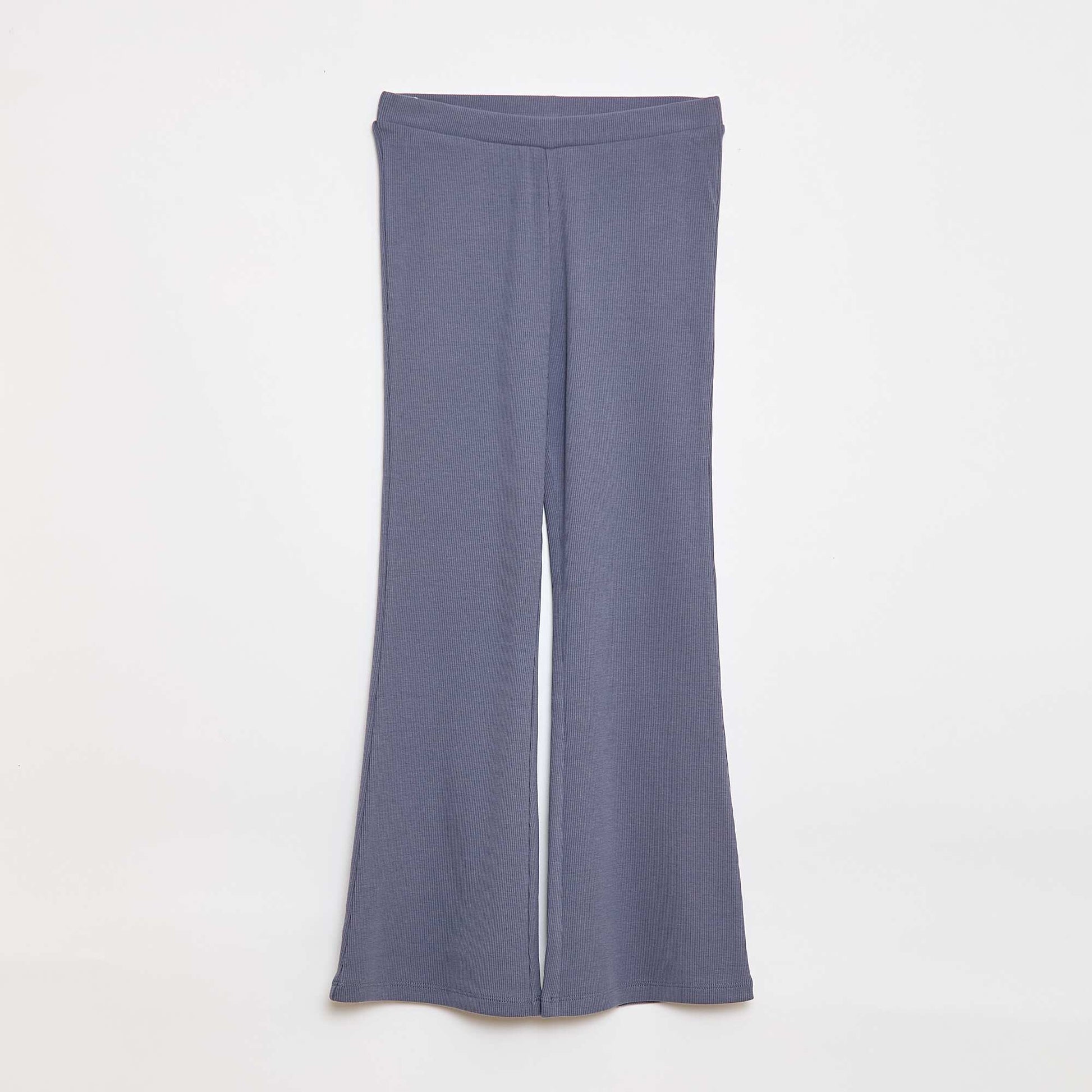 Legging flare côtelé GRIS