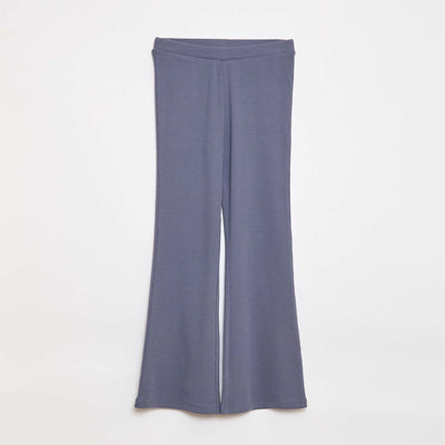 Legging flare côtelé GRIS