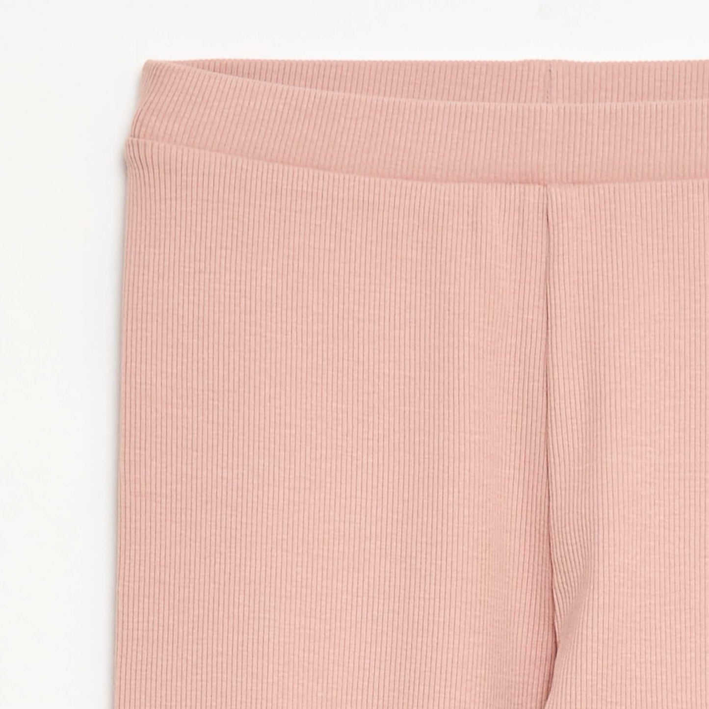 Legging maillé en coton uni ROSE