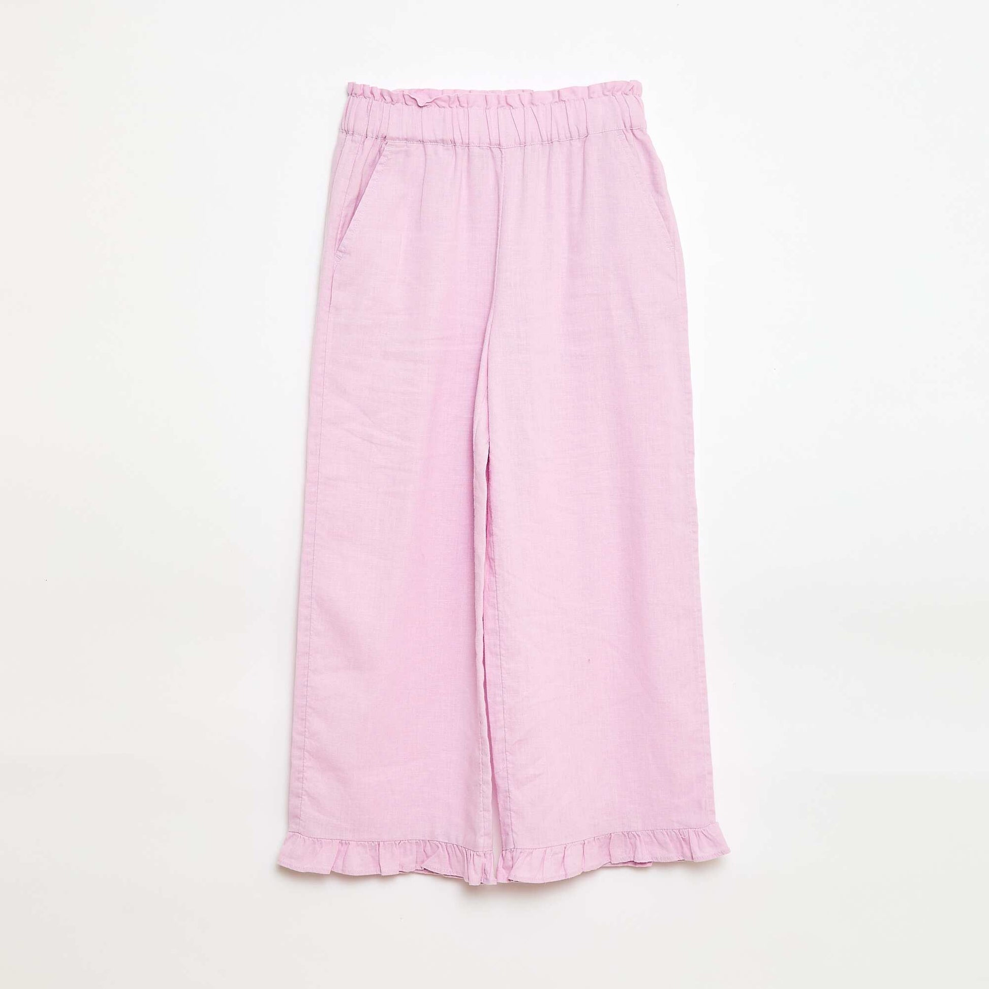Pantalon en lin mélangé VIOLET