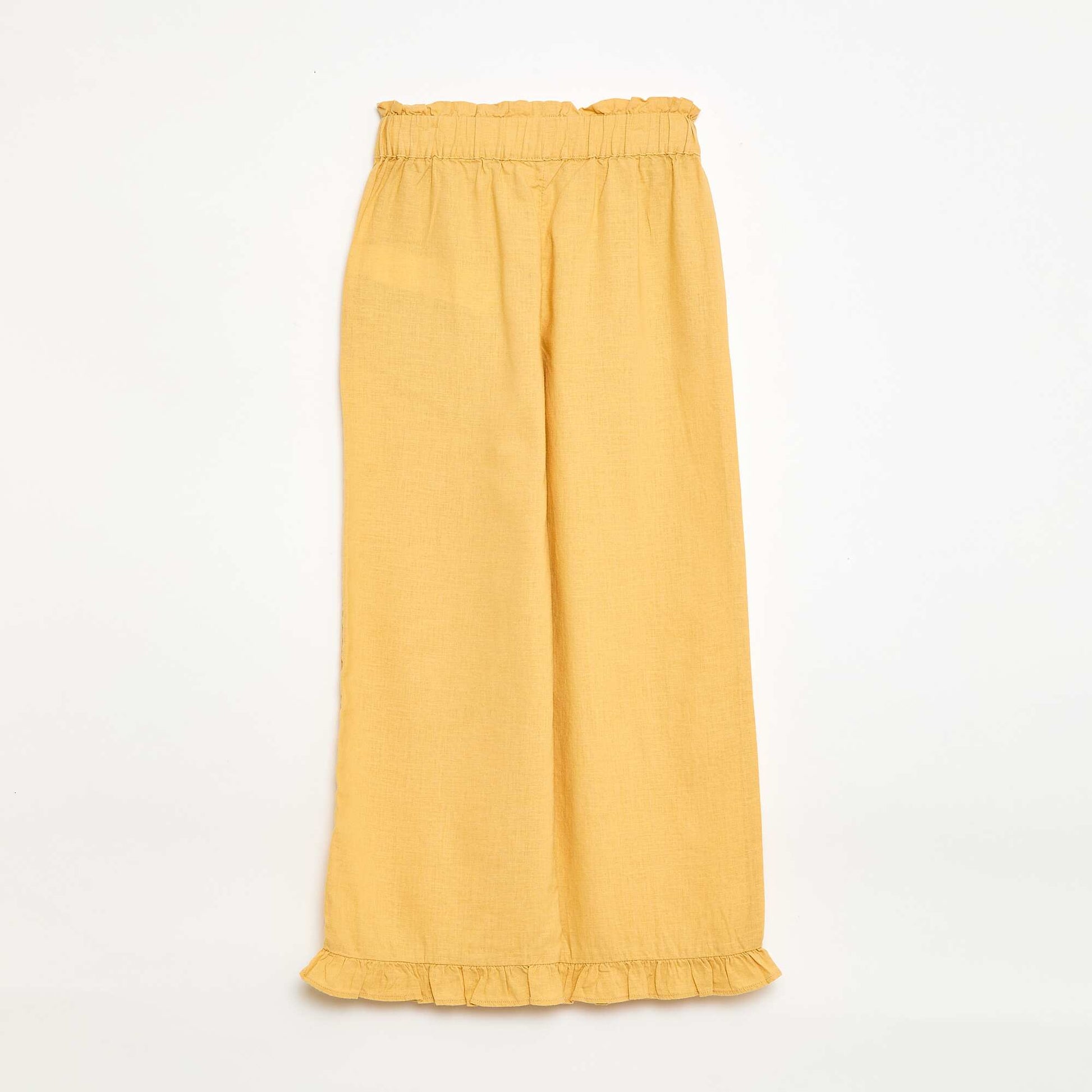 Pantalon en lin mélangé BEIGE