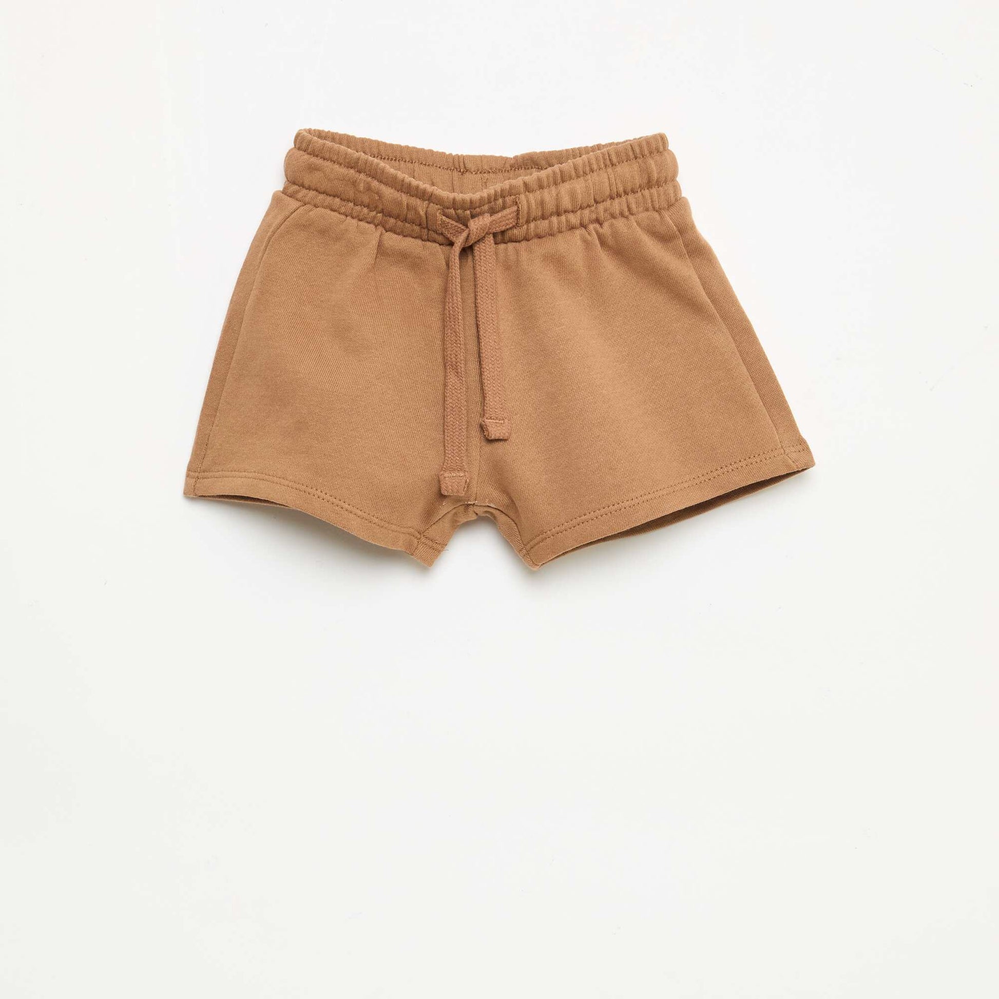 Short en molleton non gratté BEIGE