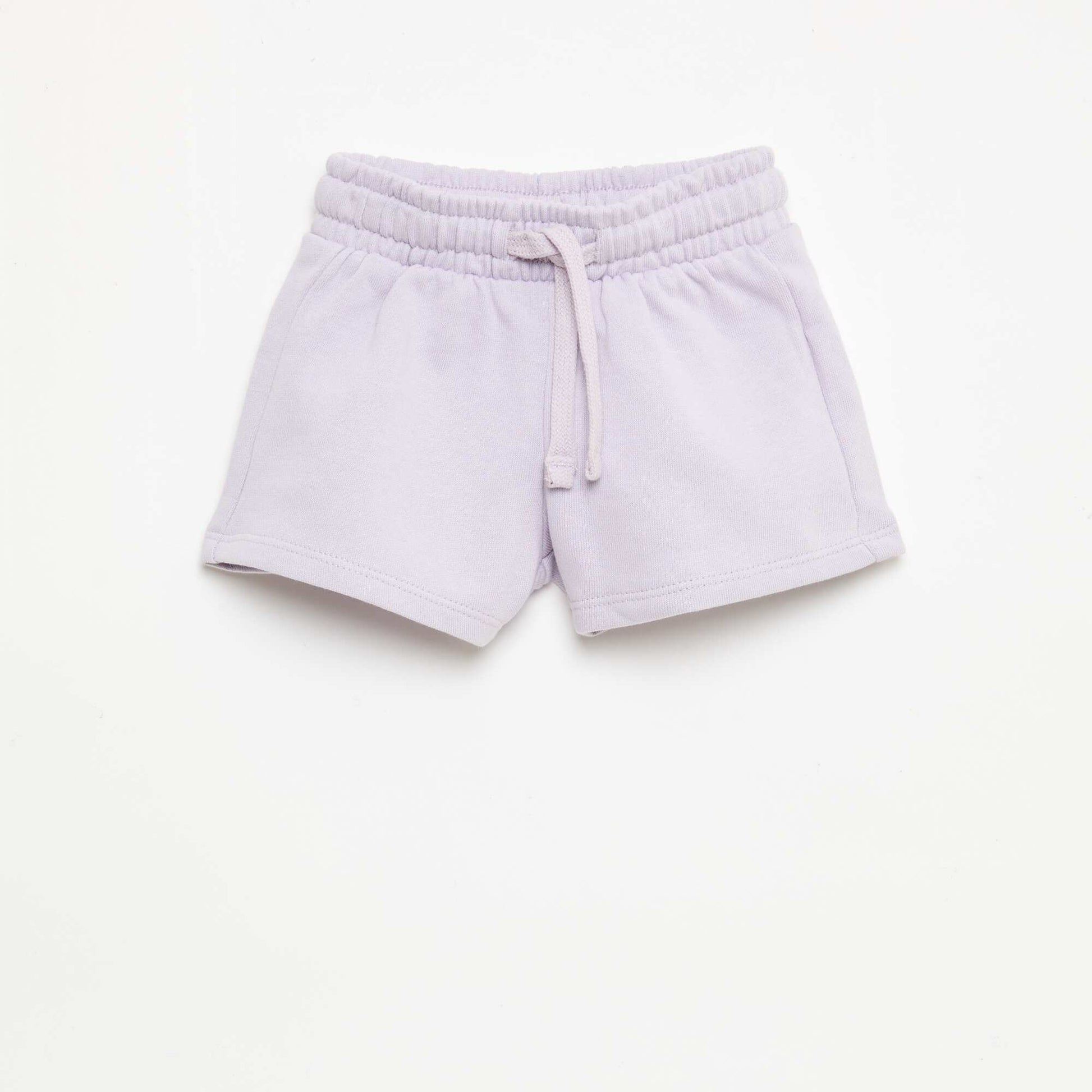 Short en molleton non gratté VIOLET