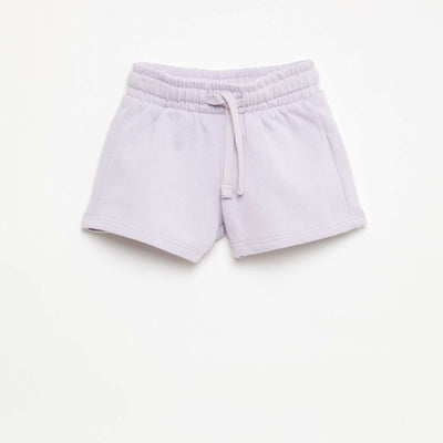 Short en molleton non gratté VIOLET