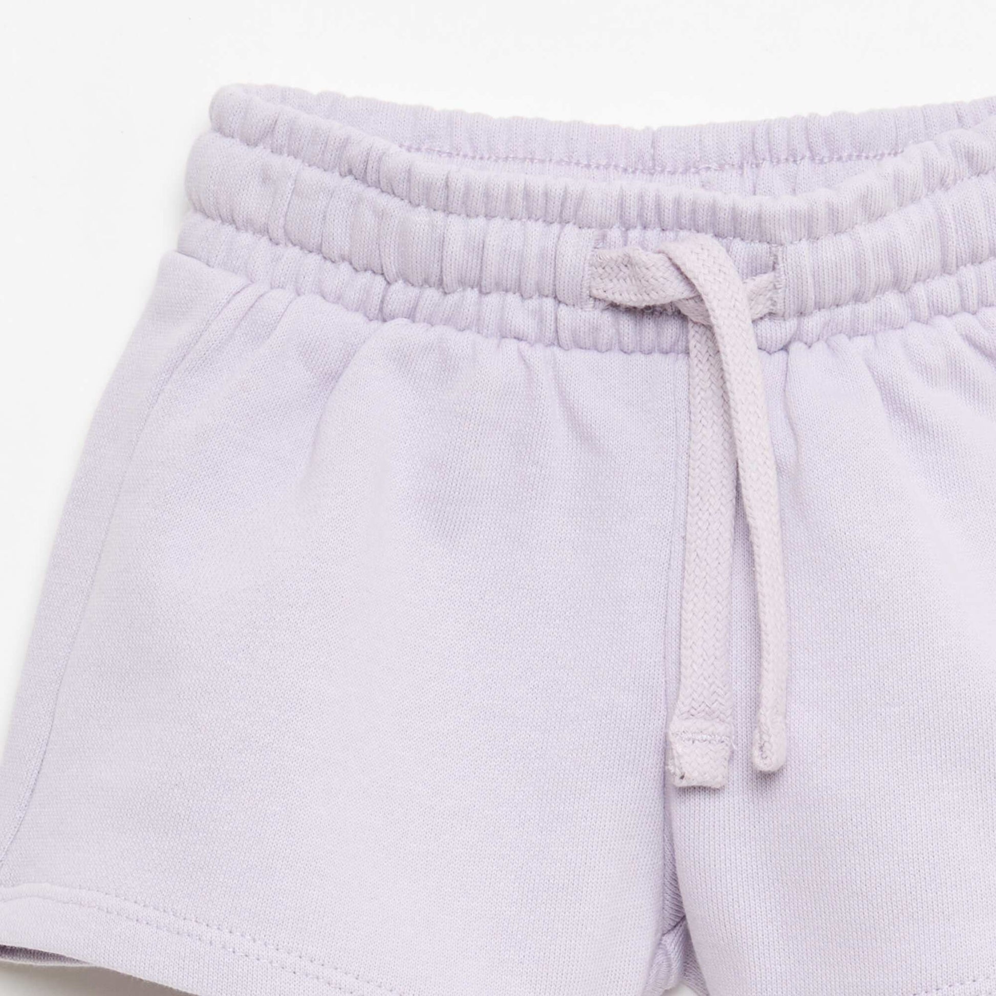 Short en molleton non gratté VIOLET