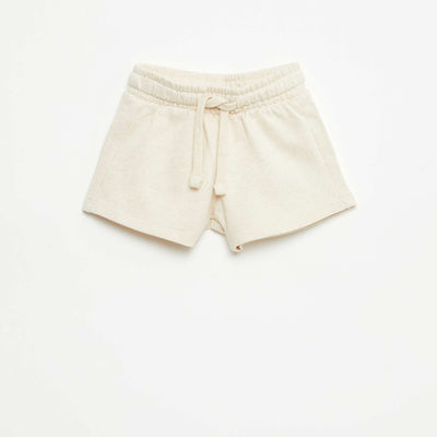 Short en molleton non gratté BEIGE