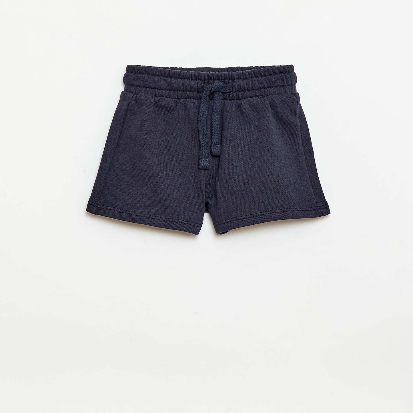 Short en molleton non gratté BLEU