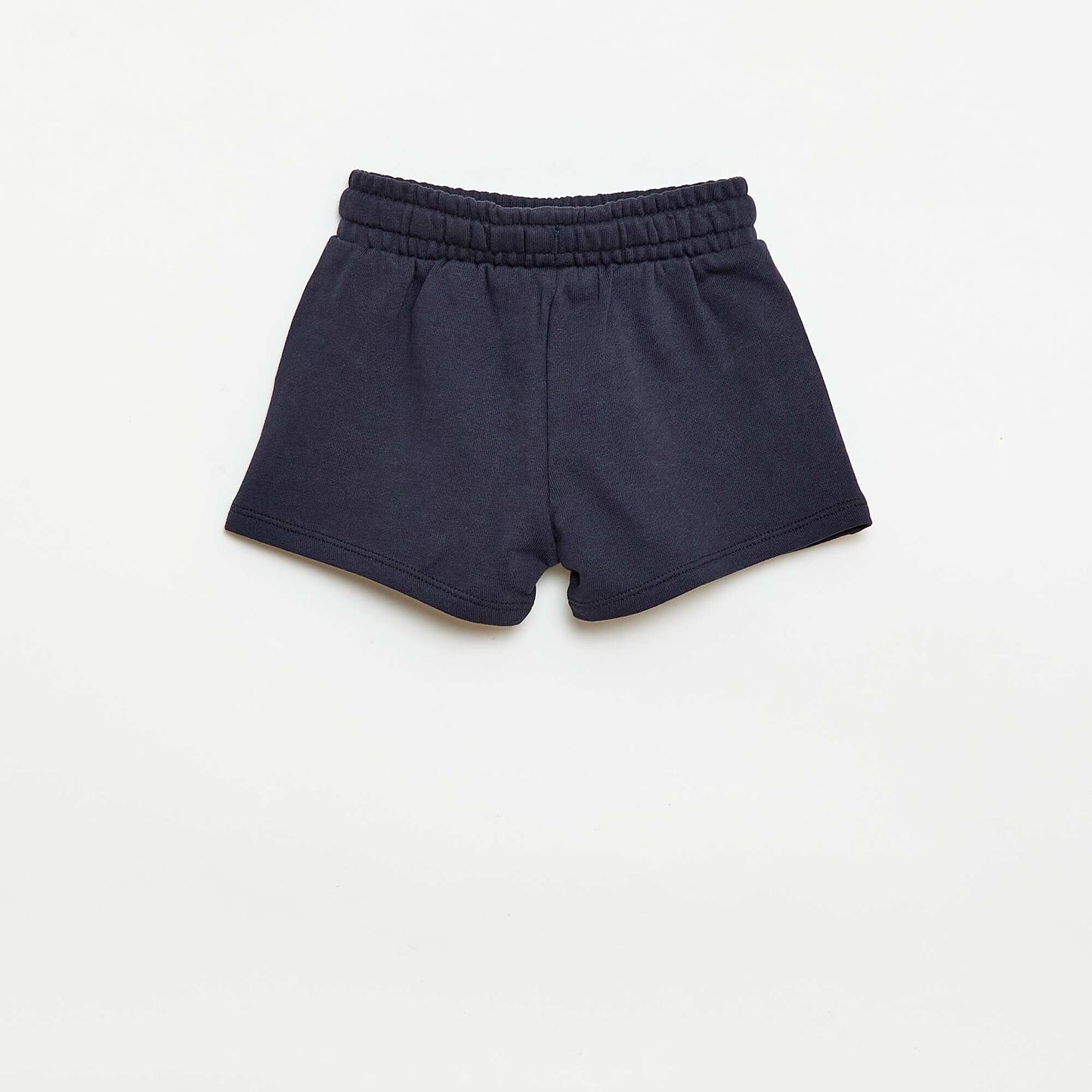 Short en molleton non gratté BLEU