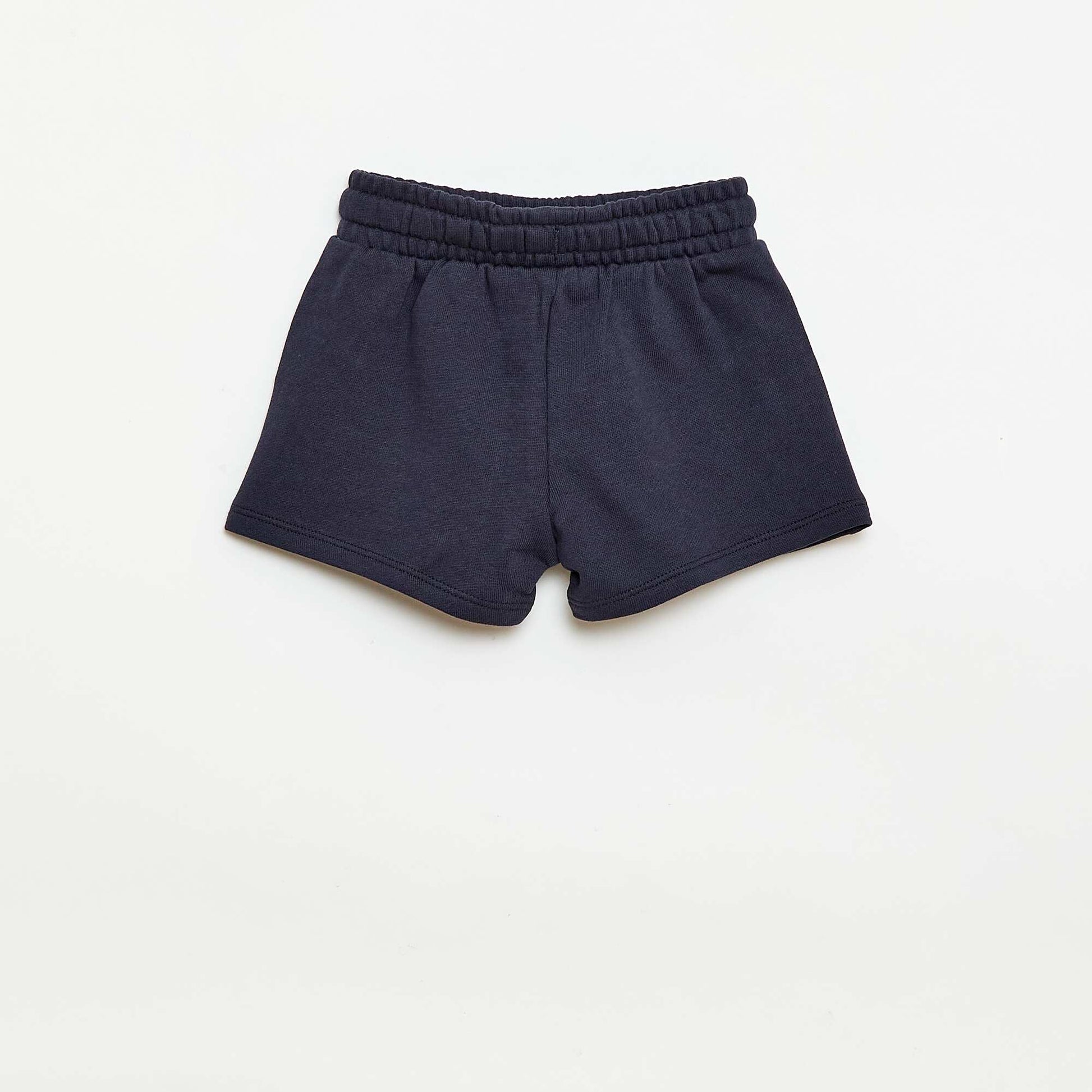 Short en molleton non gratté BLEU