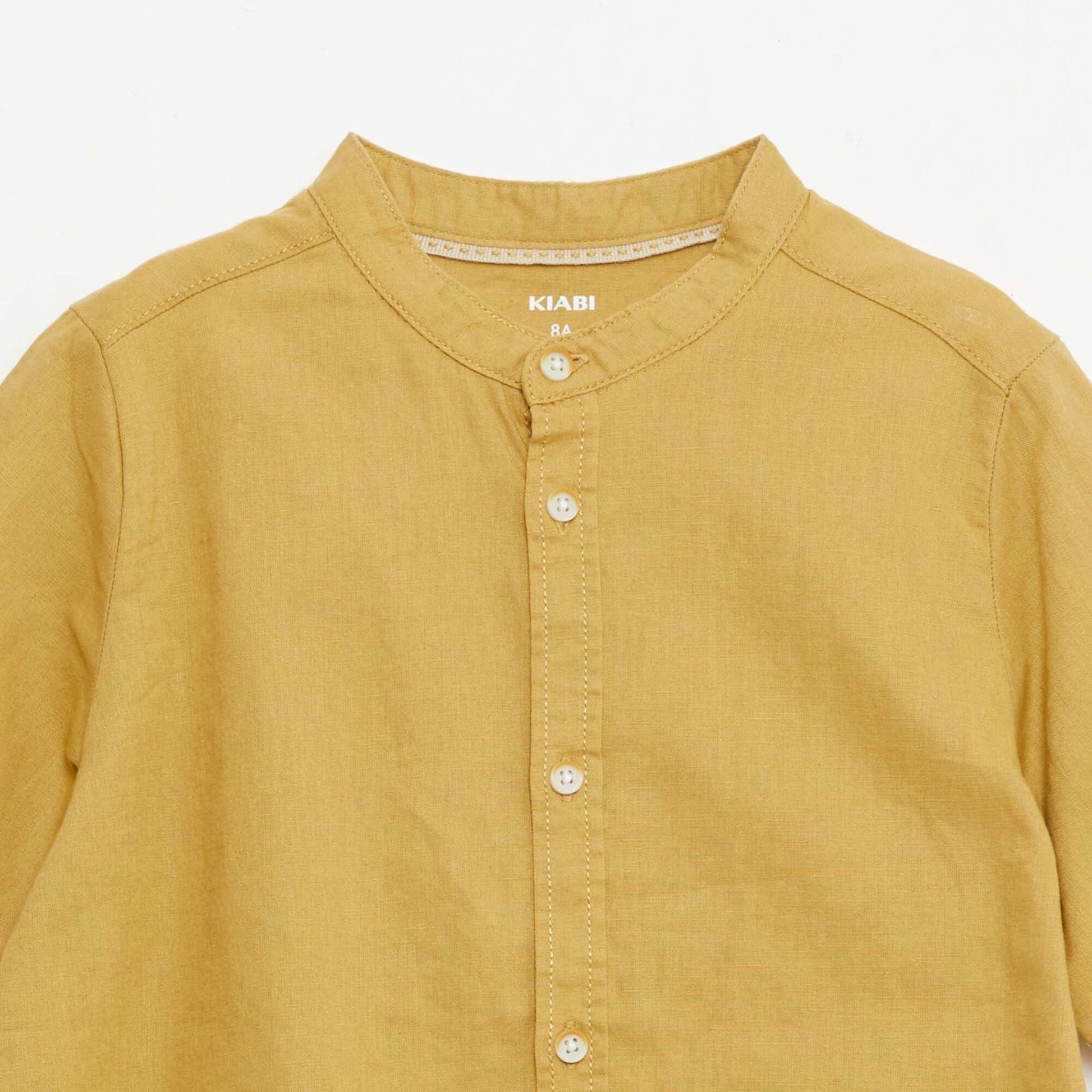 Chemisette en coton JAUNE