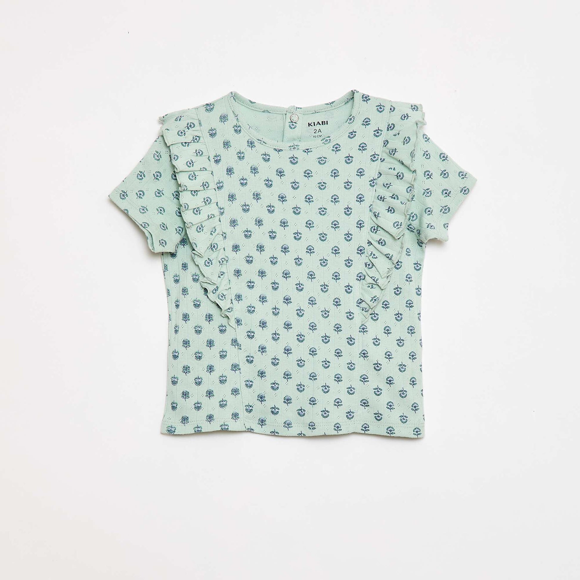Pyjama short 2 pièces VERT