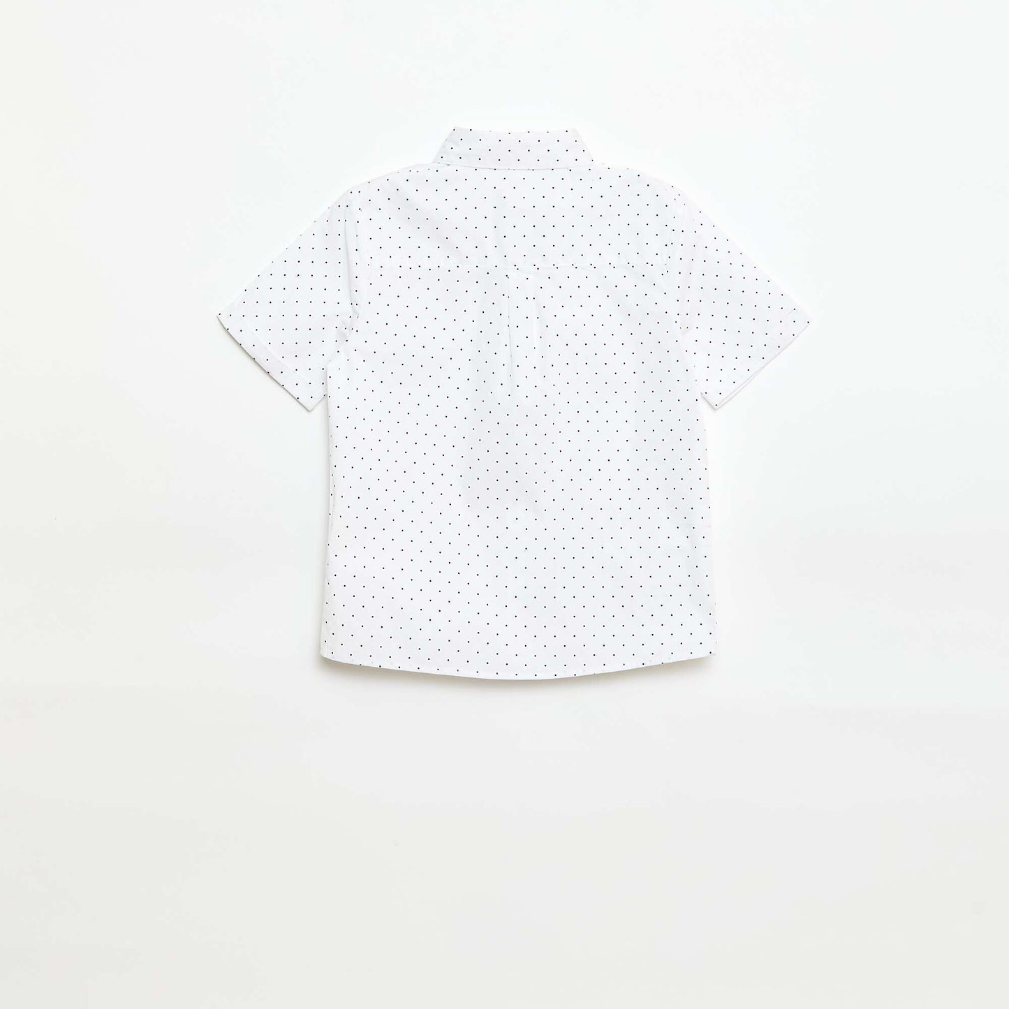 Chemise en popeline avec nœud papillon BLANC