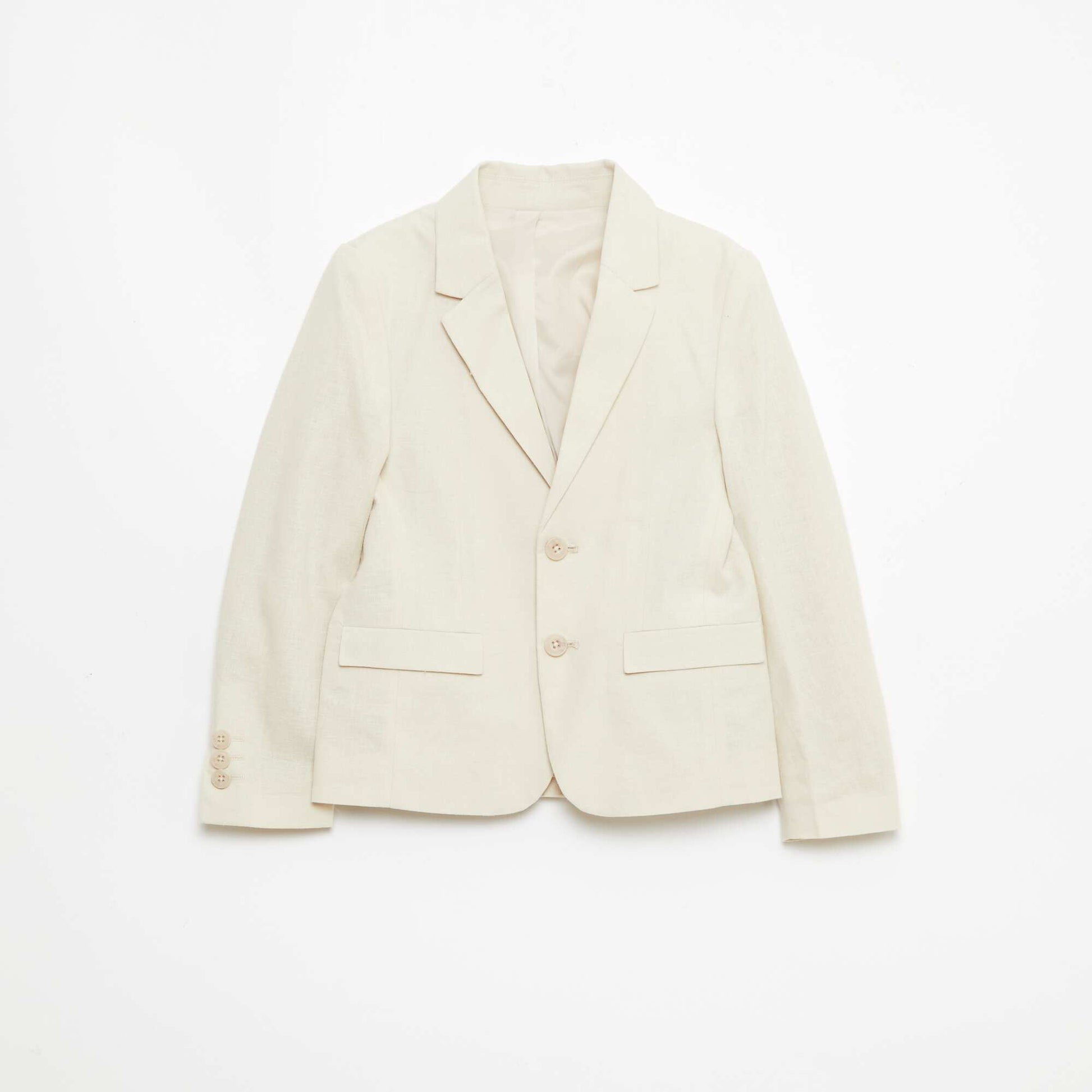 Veste de costume unie BEIGE