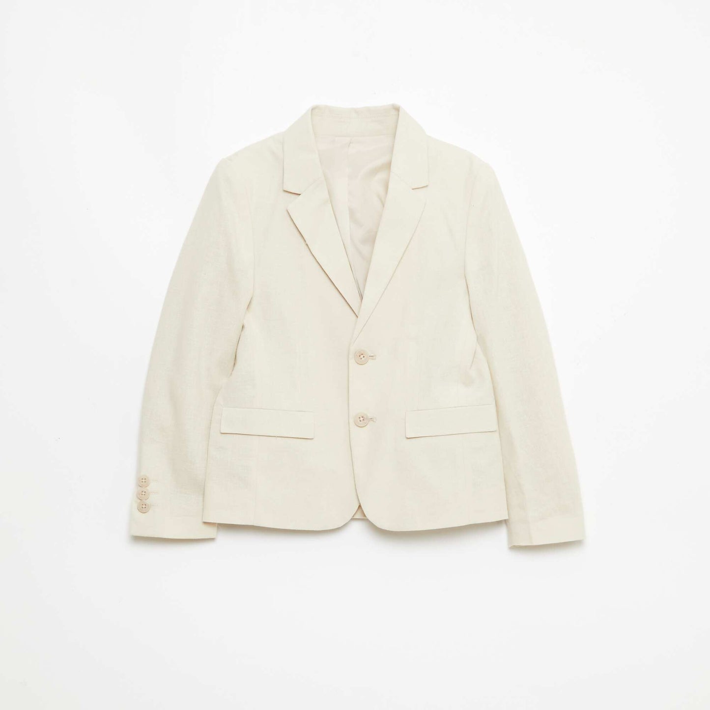 Veste de costume unie BEIGE